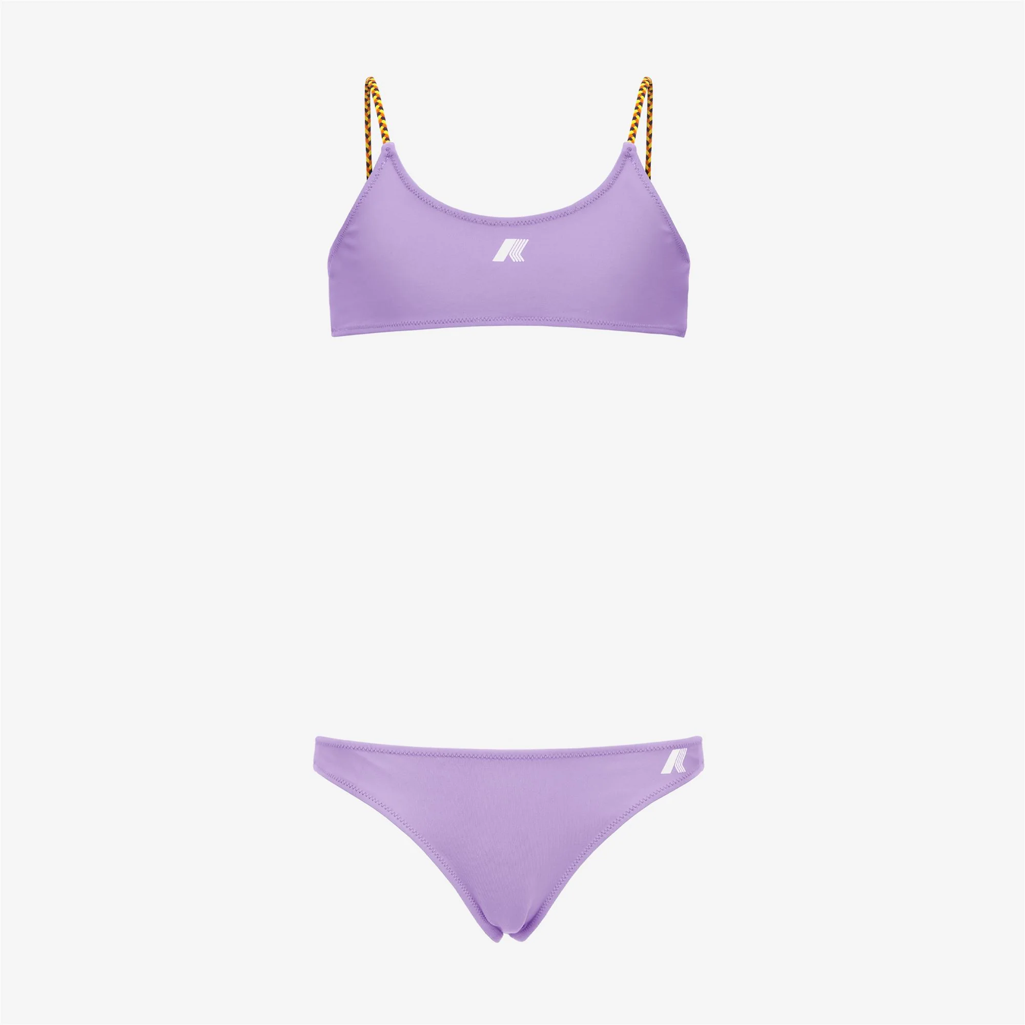 P. SCARLETT REVERSIBLE BEACH - Bathing Suits - Bikini - Girl - BLUE DEPTH-VIOLET SHEER