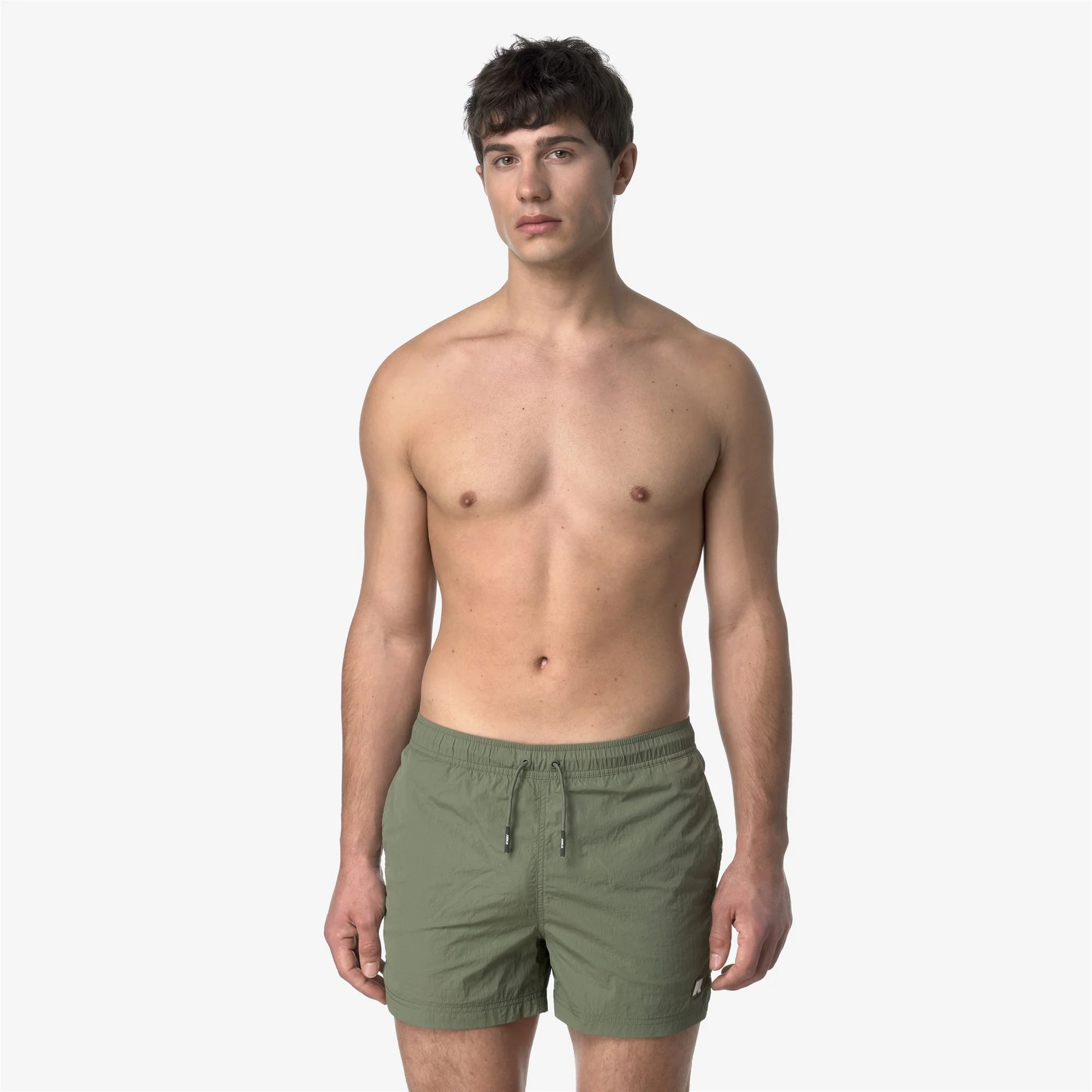 HAZEL BEACH - Bathing Suits - Swimming Trunks - Man - GREEN LICHEN