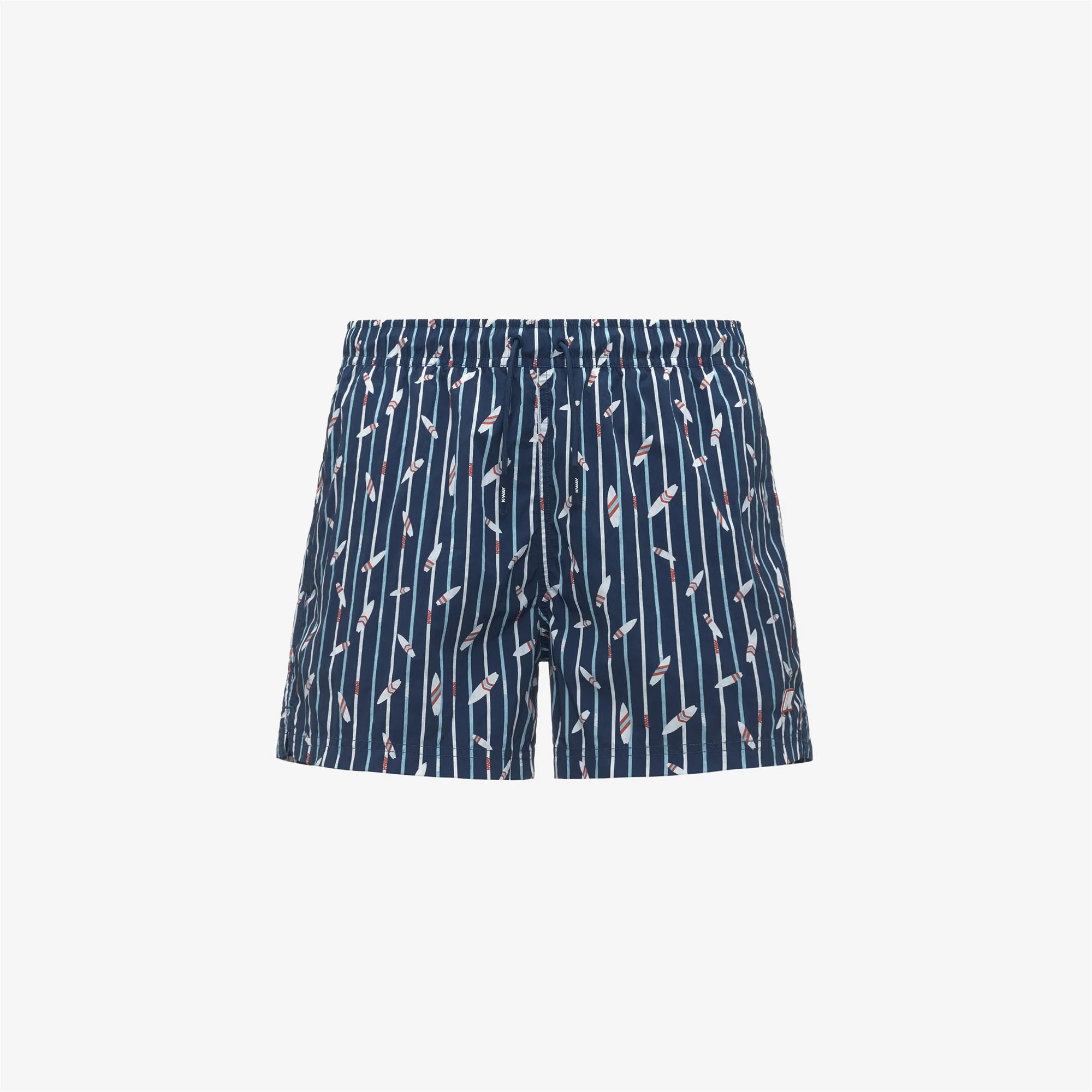HAZEL GRAPHIC BEACH - Bathing Suits - Swimming Trunks - Man - GRAPHIC SURF AND STRIPES