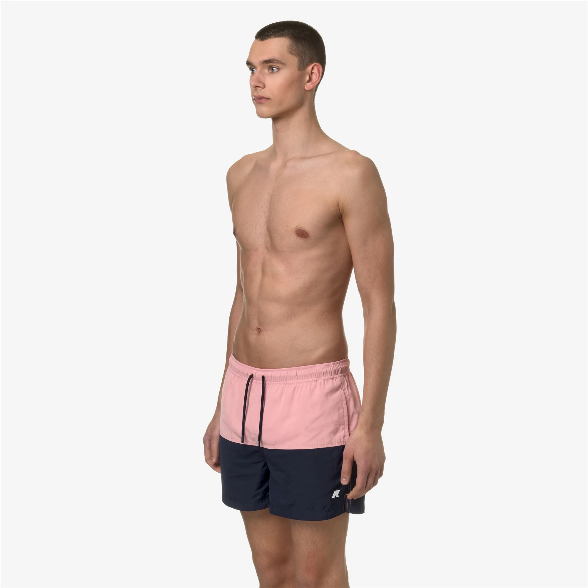 LESLIE - Bathing Suits - Swimming Trunks - Man - PINK P-BLUE D