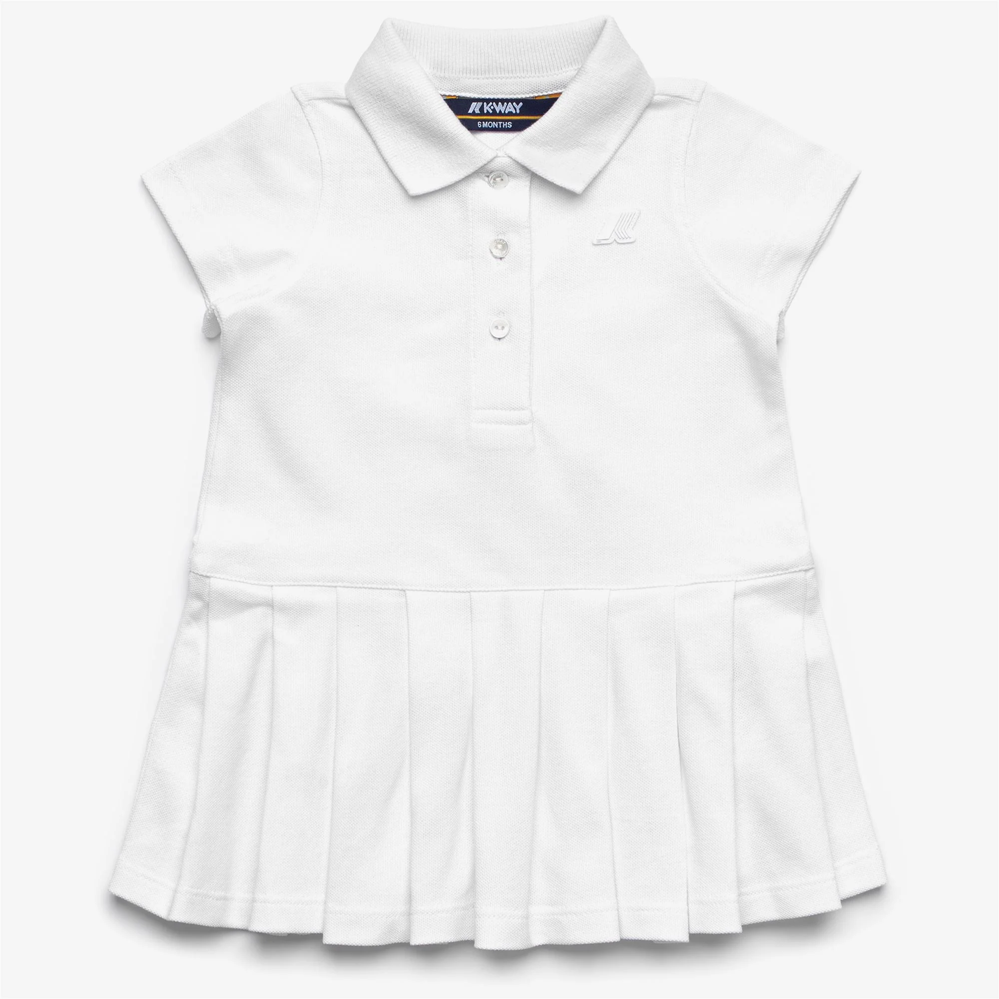 E. DOLLIE PIQUE - Dresses - Mid - Girl - WHITE