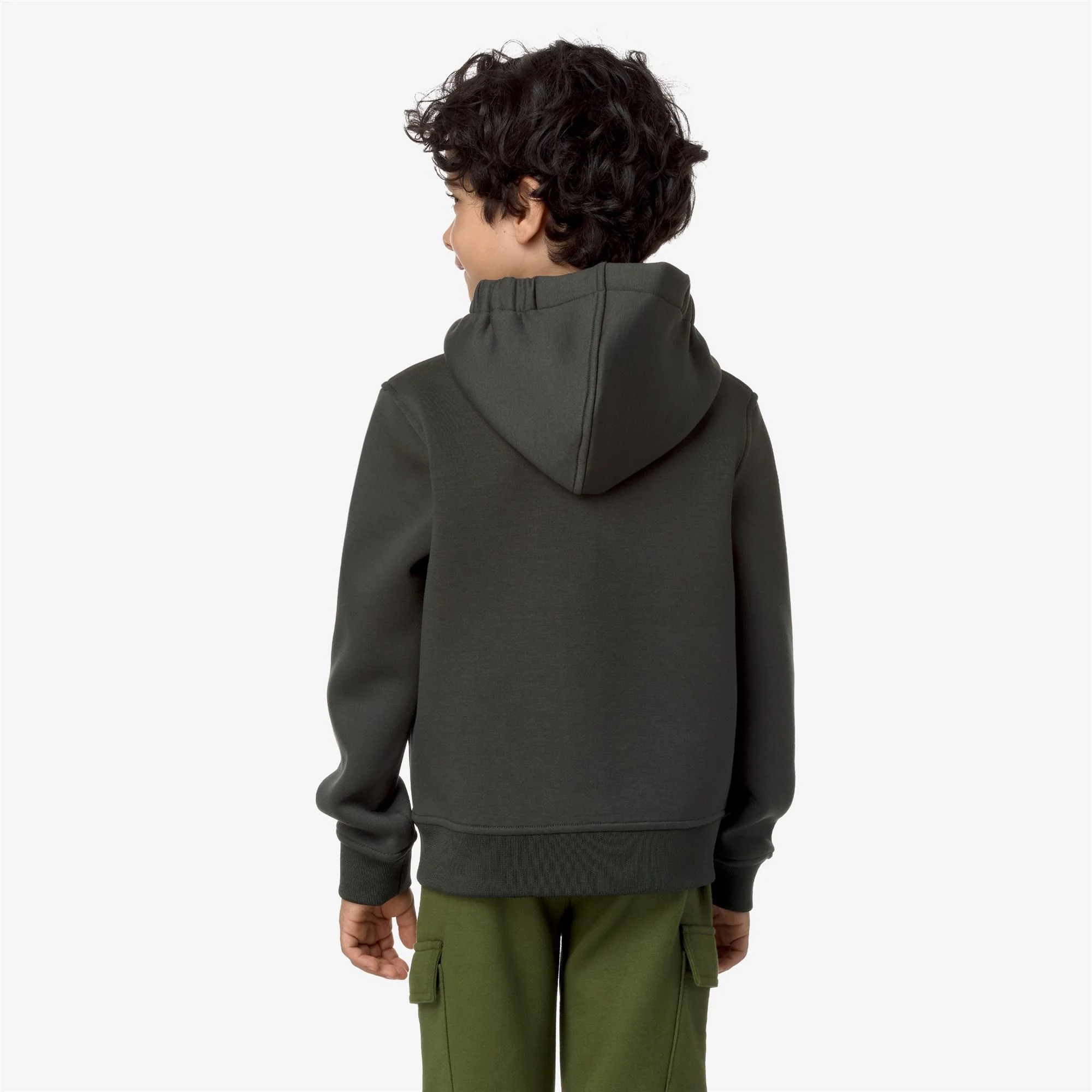 P. BERENGER SPACER - Fleece - Jacket - Boy - GREEN BLACKISH - Image 4