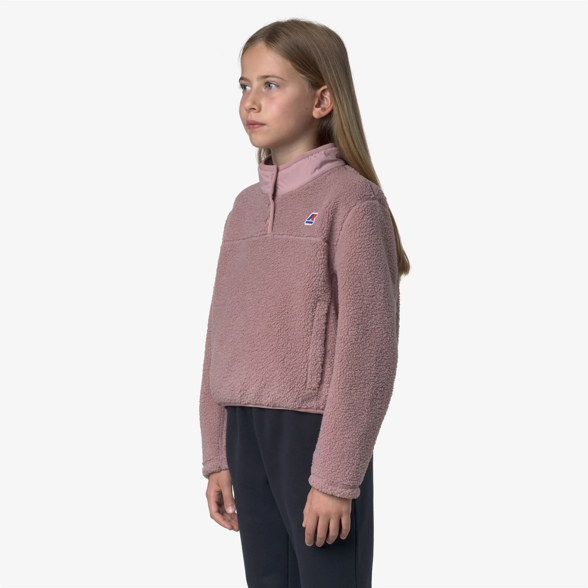P. BENEDICTE ORSETTO - Fleece - Pull Over - Girl - ROSE PINKISH - Image 5