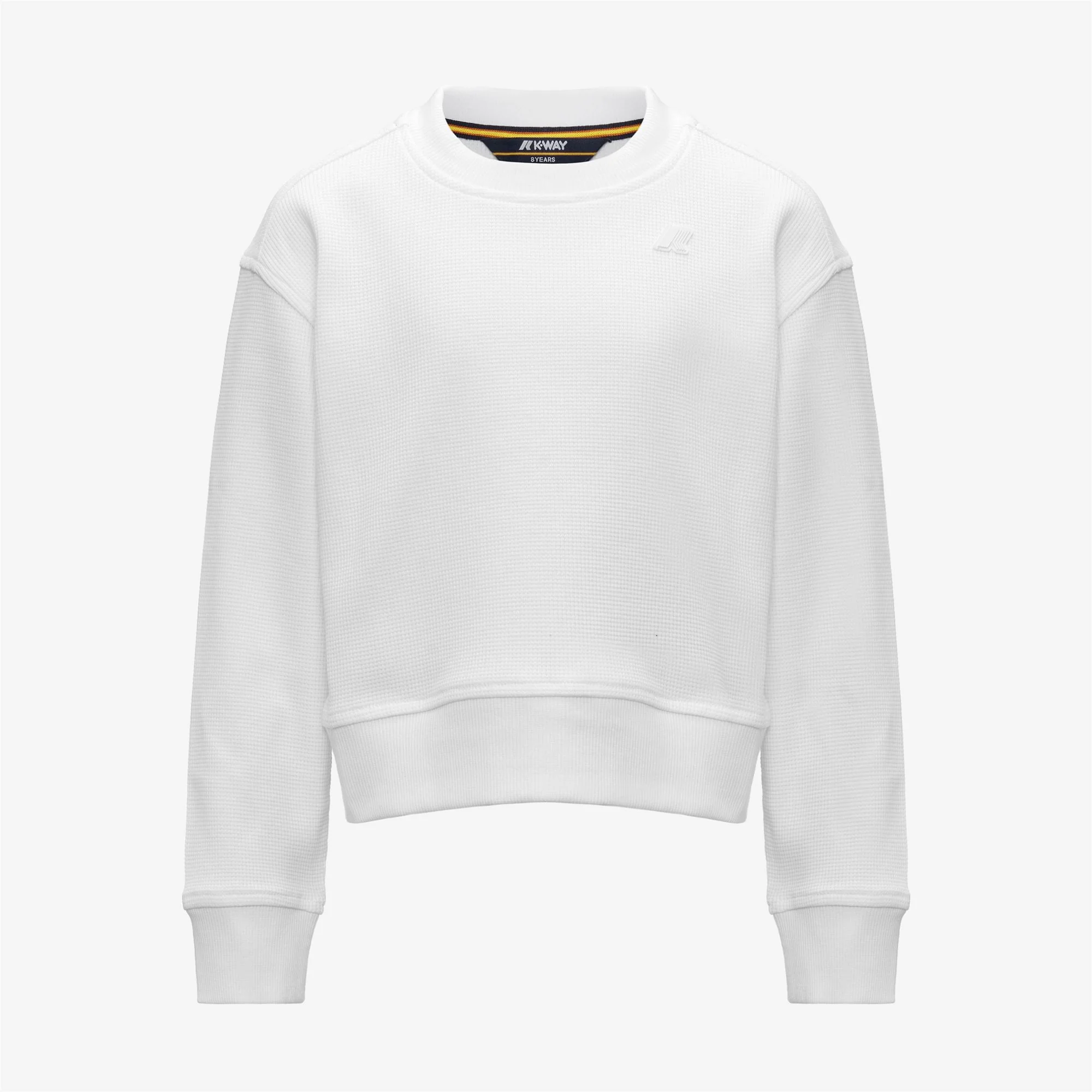 P. CARMYSSE WAFFLE - Fleece - Pull Over - Girl - WHITE