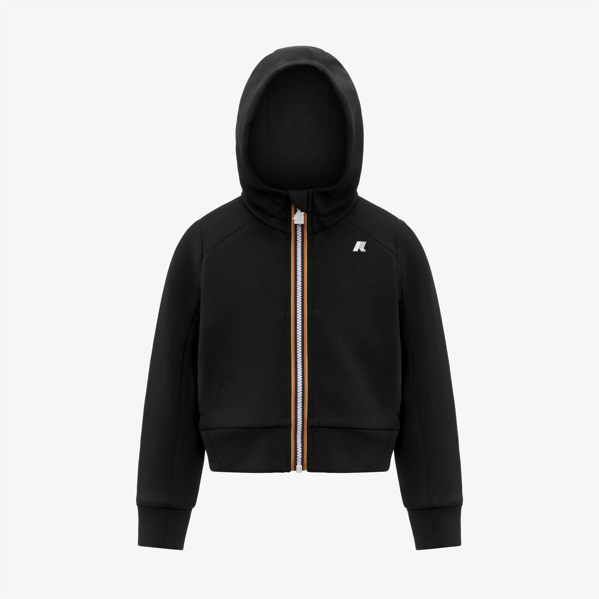 P. DIVINE LIGHT SPACER - Fleece - Hoodie Full Zip - Girl - BLACK PURE