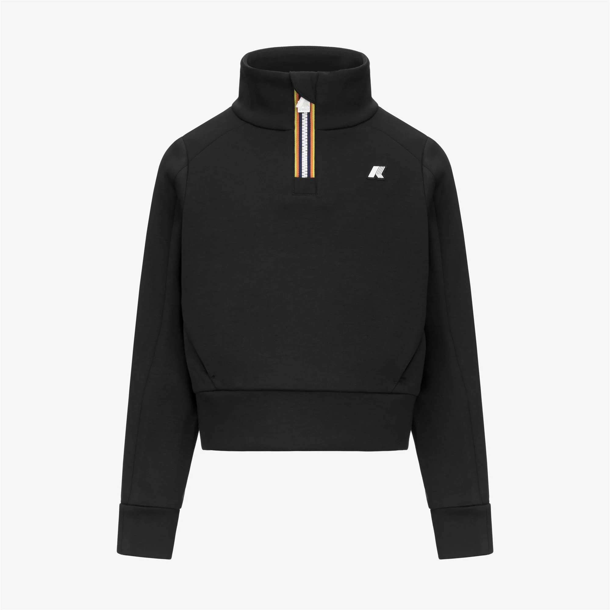 P. LOUEN LIGHT SPACER - Fleece - Jumper - Girl - BLACK PURE