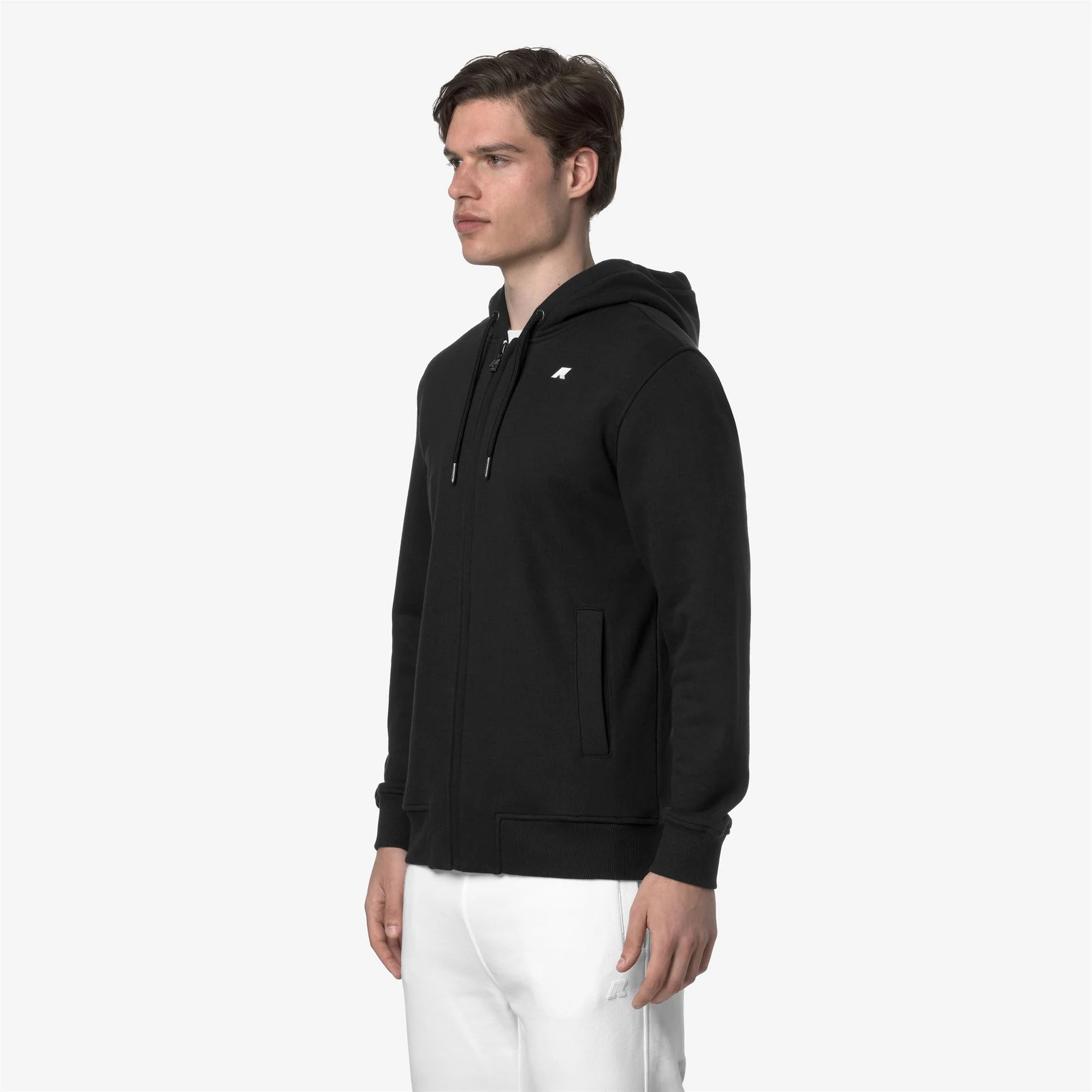 ANTHONY FRENCH TERRY - Fleece - Jacket - Man - BLACK PURE
