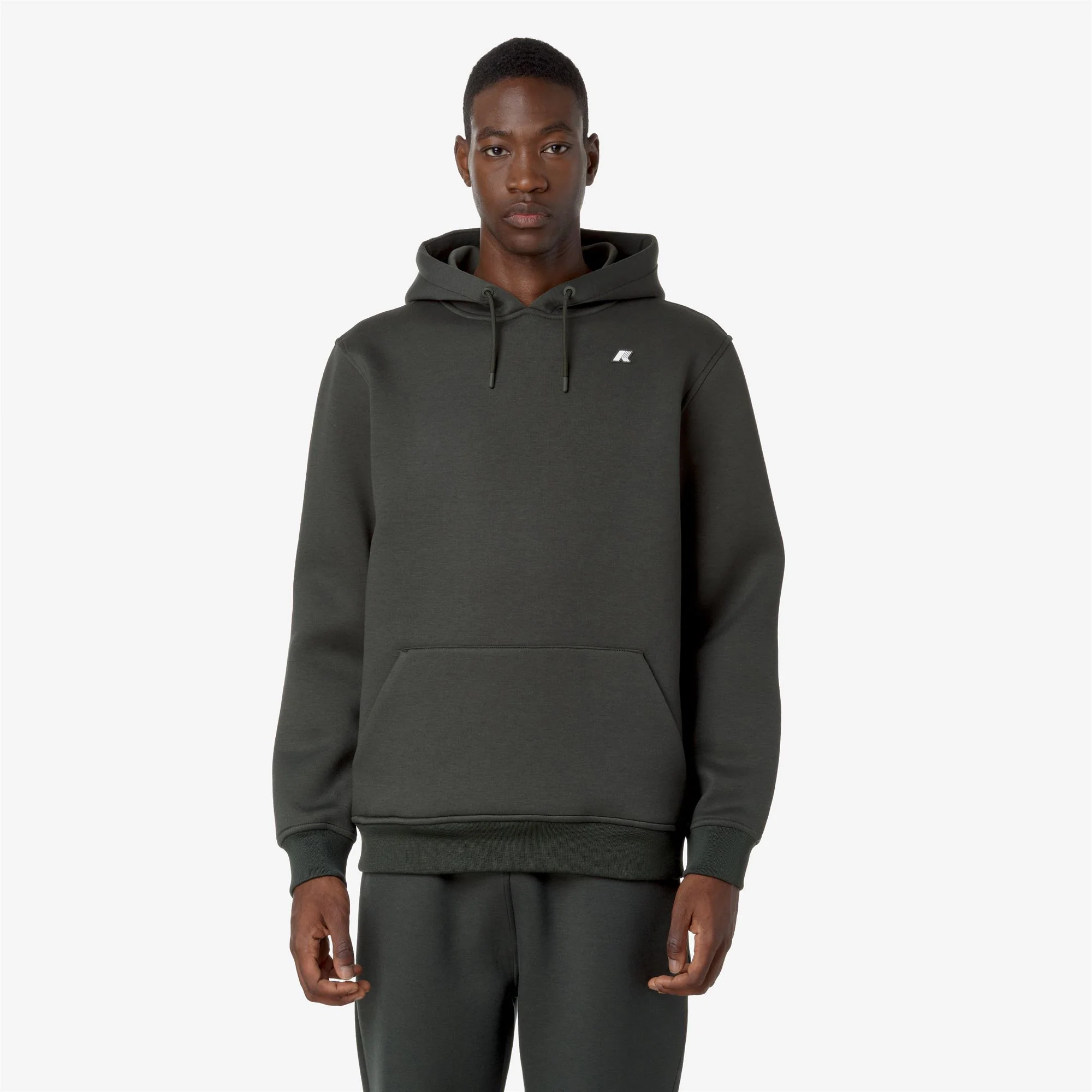 BERNIE SPACER - Fleece - Pull Over - Man - GREEN BLACKISH - Image 2