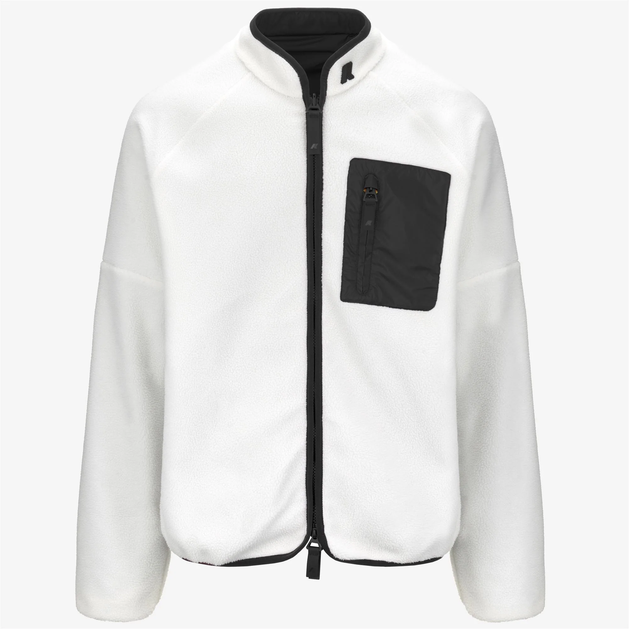 BESSANS - Fleece - Jacket - Man - WHITE G-BLACK - Image 3