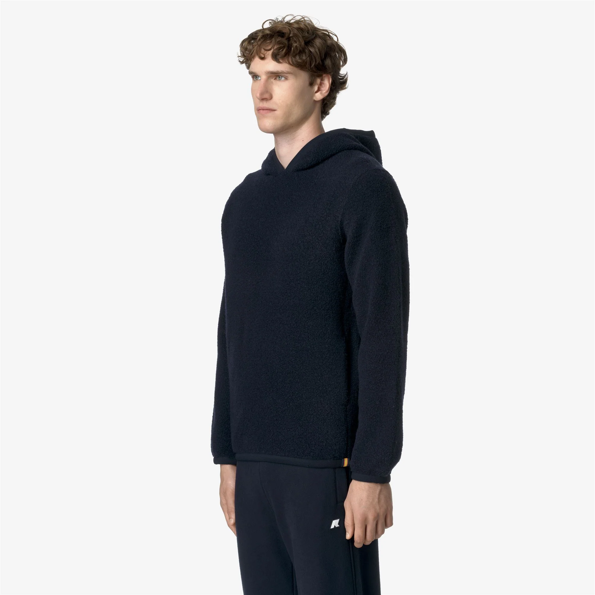 ERNIE WOOL FLEECE - Fleece - Pull Over - Man - BLUE DEPTH - Image 3