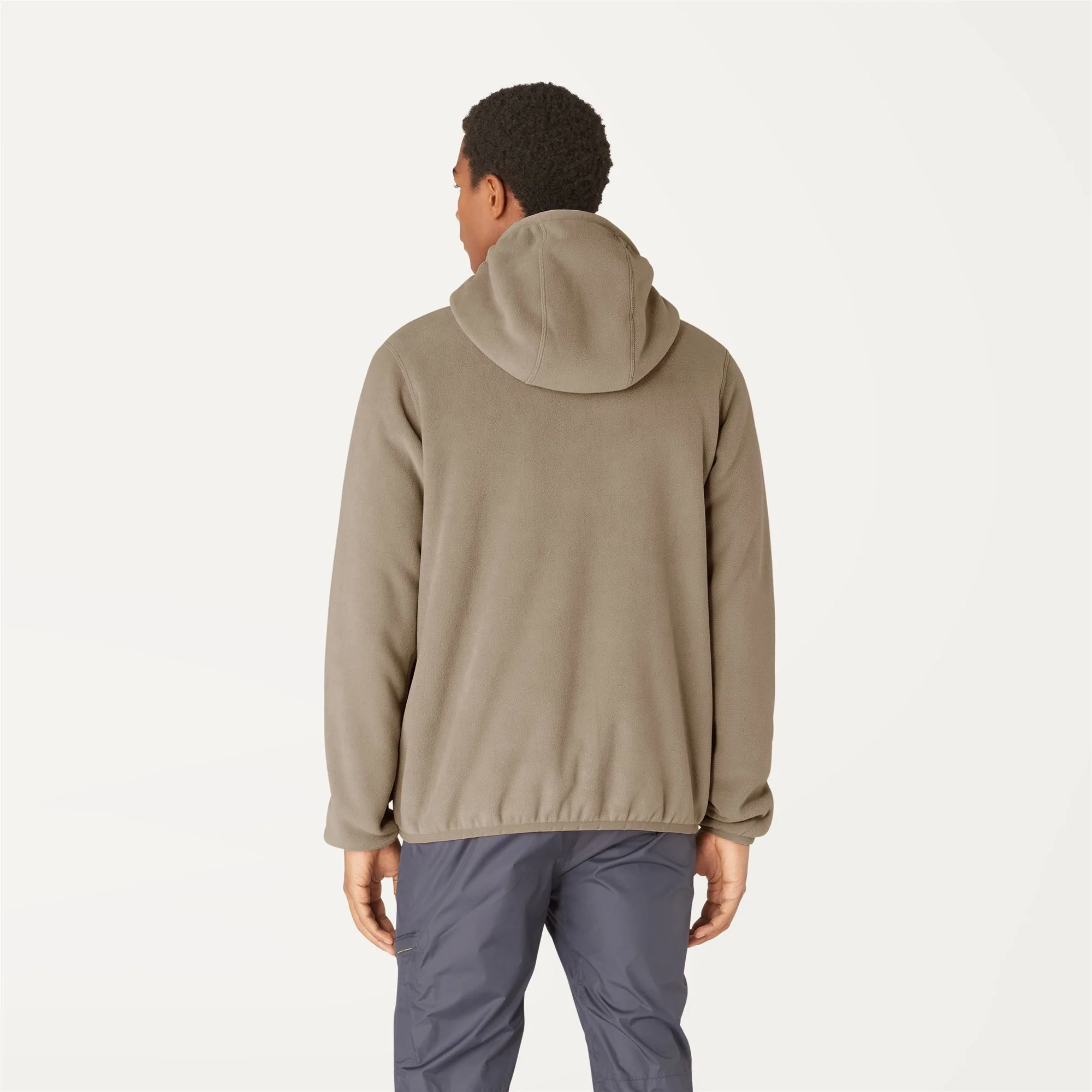 JACQUES POLAR REVERSIBLE - Fleece - Jacket - Man - BEIGE TAUPE-BROWM