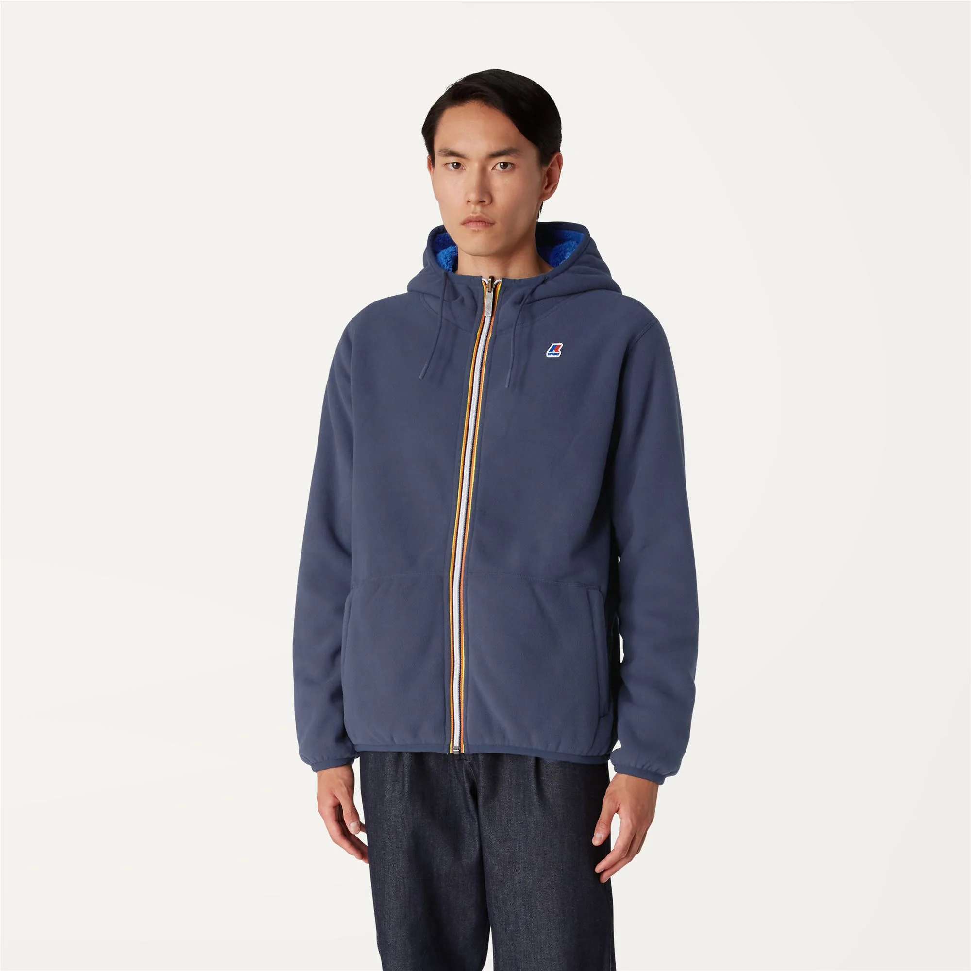 JACQUES POLAR REVERSIBLE - Fleece - Jacket - Man - BLUE DEPTH-BLUE ROYAL MARINE - Image 5