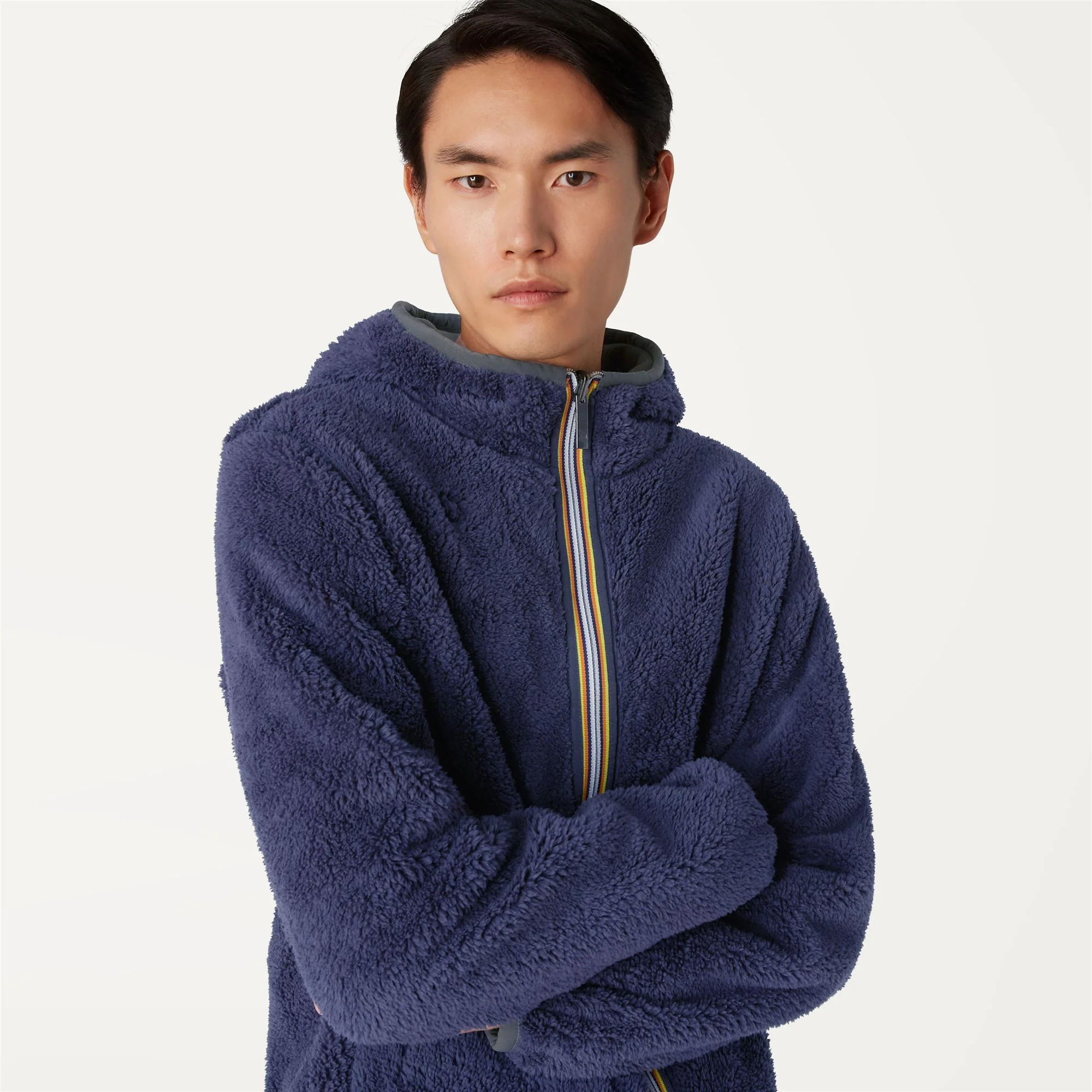 JACQUES POLAR REVERSIBLE - Fleece - Jacket - Man - GREEN BLACKISH-BLUE DEPTH - Image 4