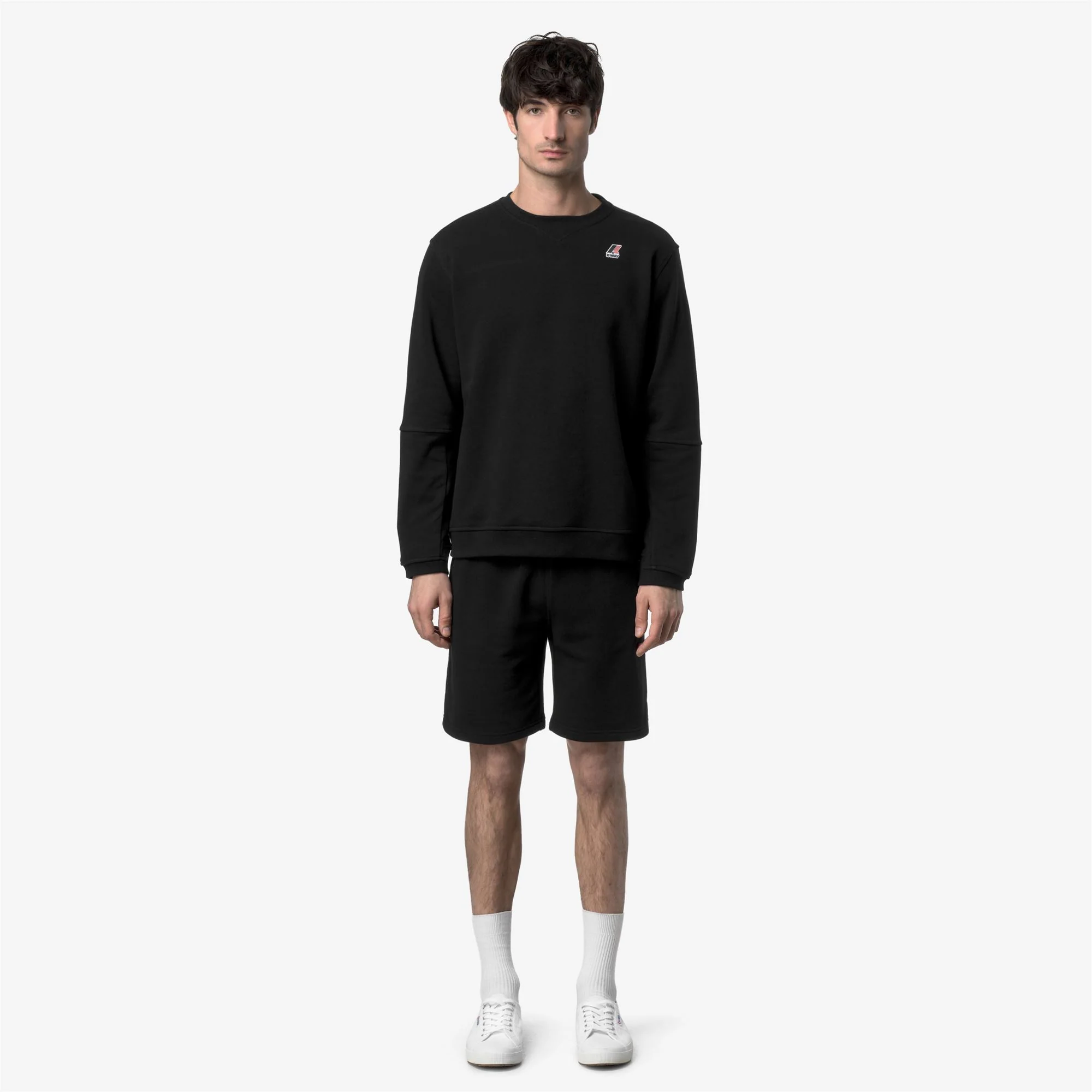 NAEL POLY COTTON - Fleece - Jumper - Unisex - BLACK PURE - Image 2