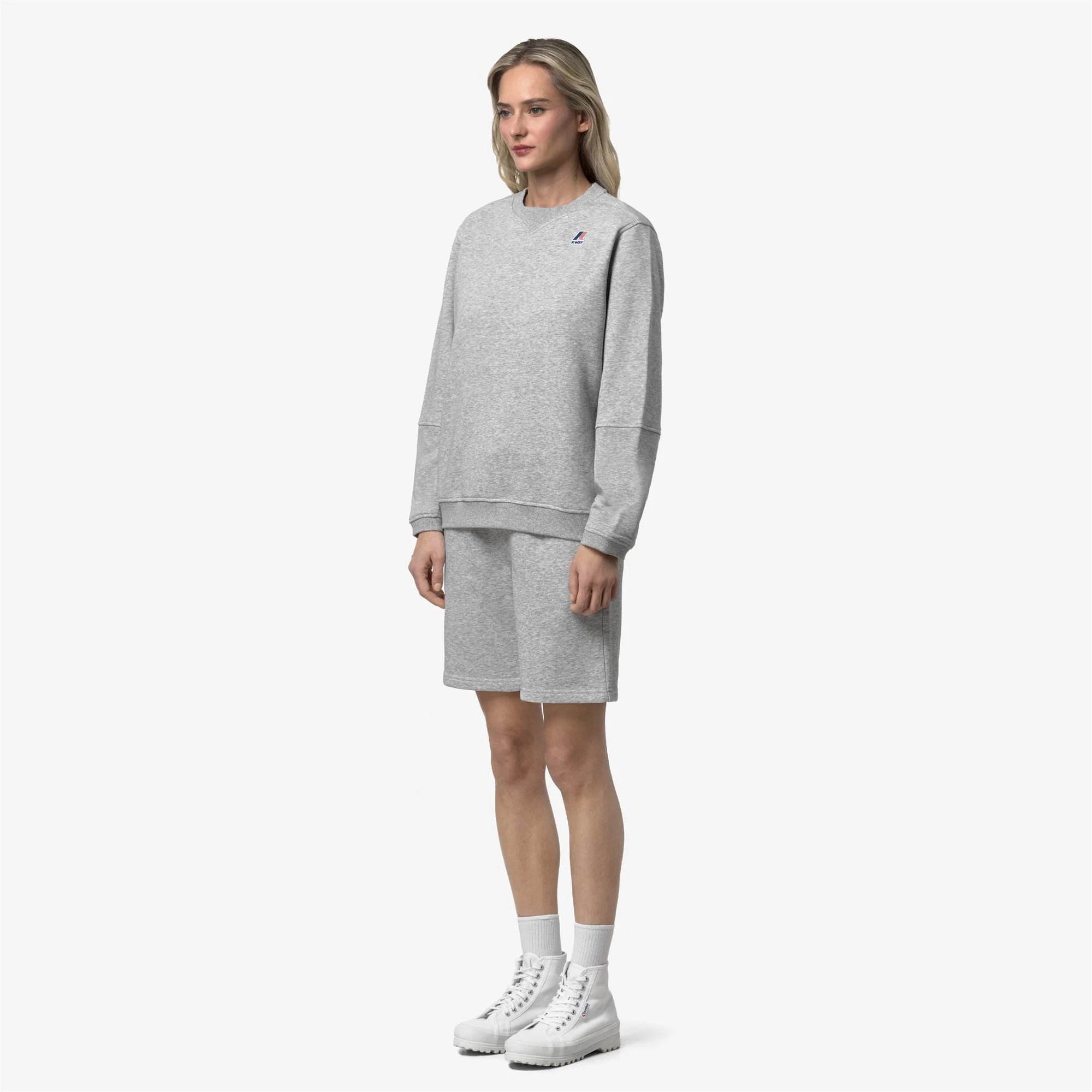 NAEL POLY COTTON - Fleece - Jumper - Unisex - GREY MEL - Image 5