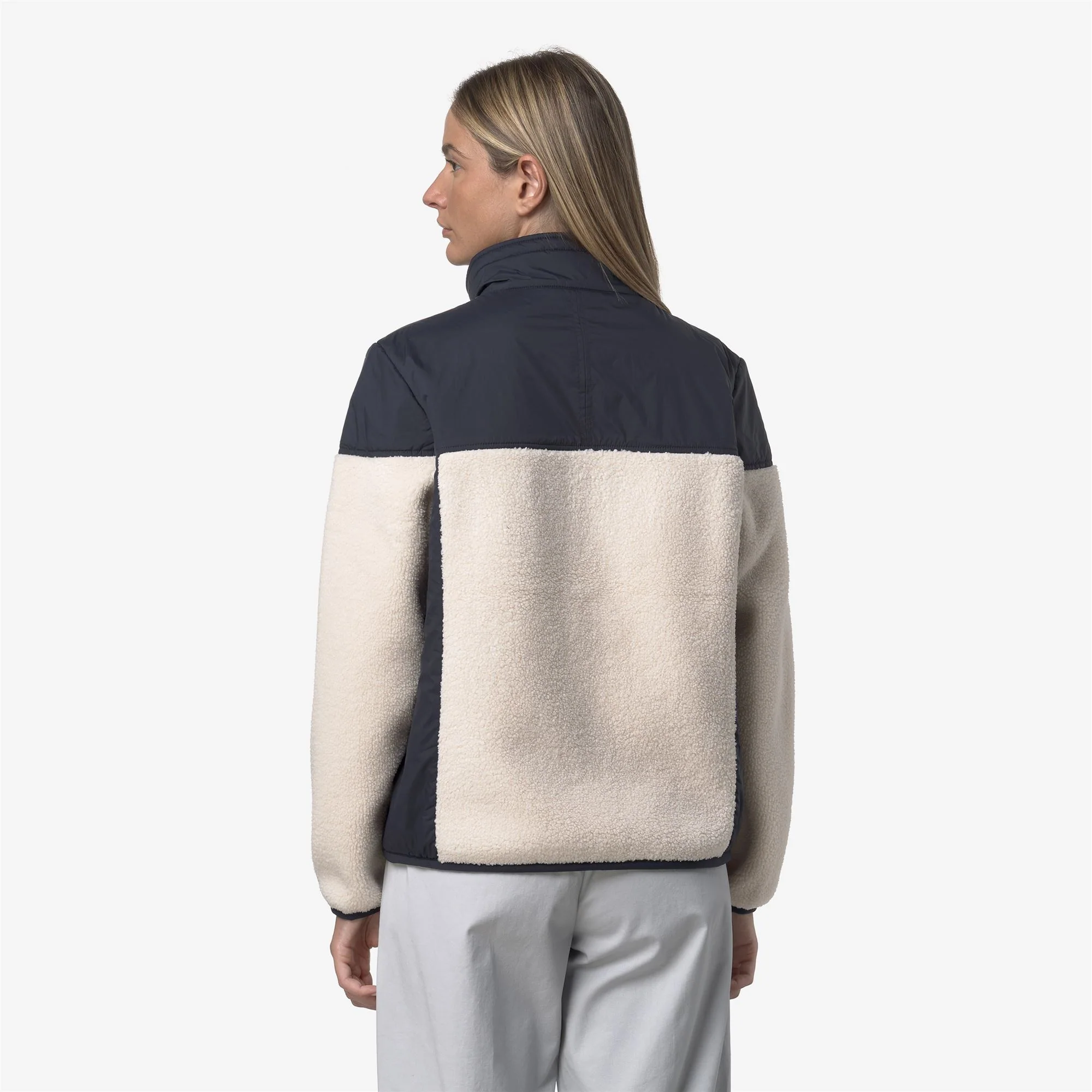 SIXTE 4.0 ORSETTO - Fleece - Jacket - Unisex - BLUE DEPTH-ECRU - Image 3