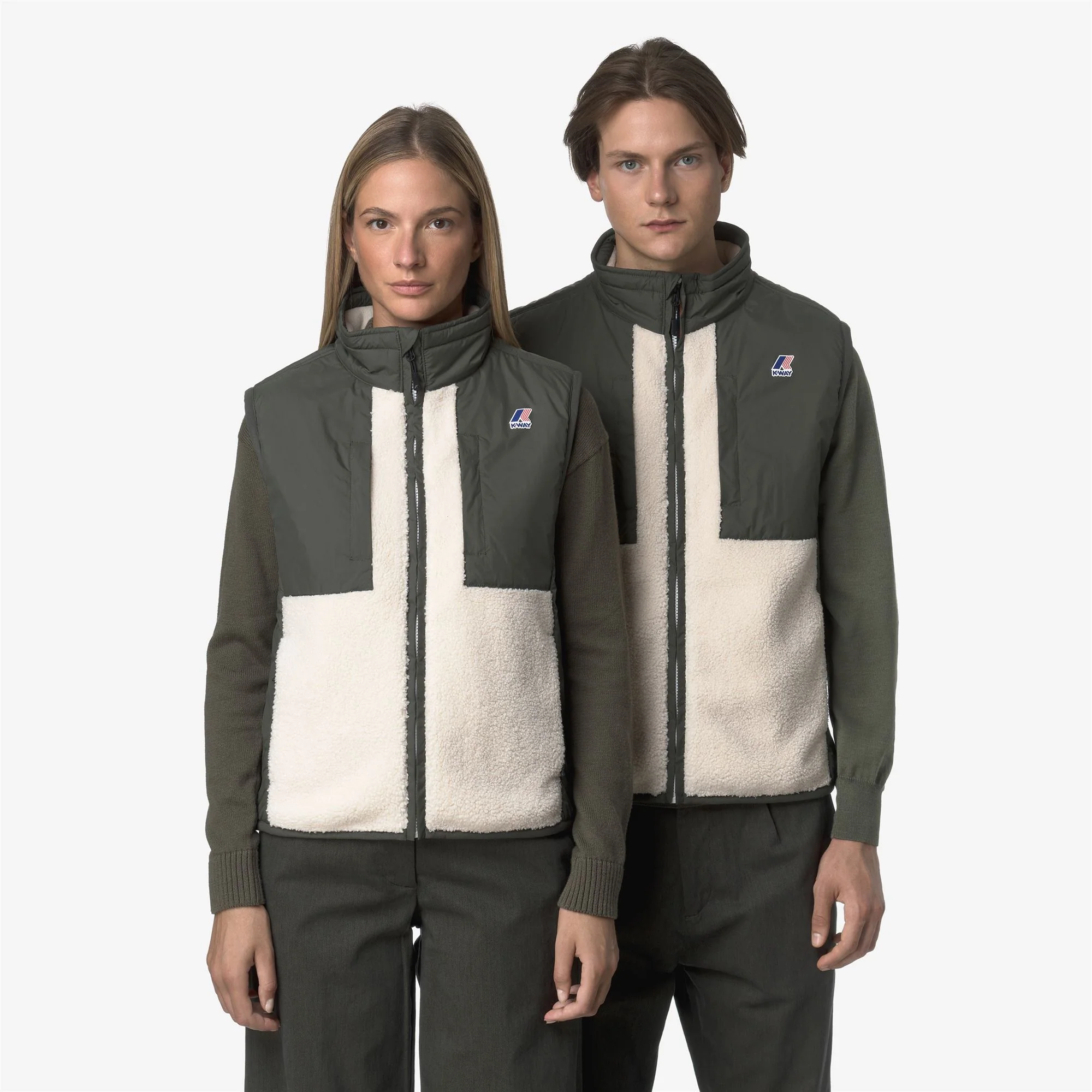 VITAL 4.0 ORSETTO - Fleece - Vest - Unisex - GREEN BLACKISH--ECRU - Image 5