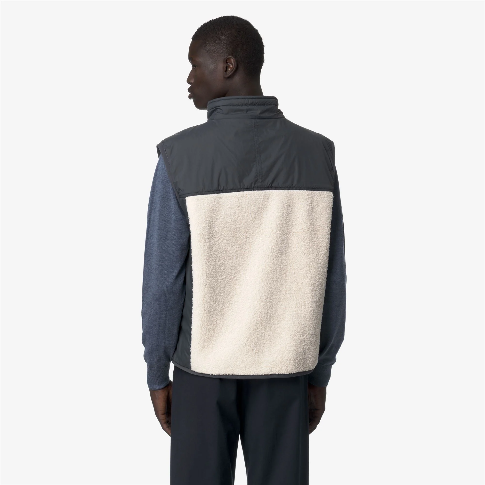 VITAL 4.0 ORSETTO - Fleece - Vest - Unisex - GREY SHADOW DK-ECRU - Image 3