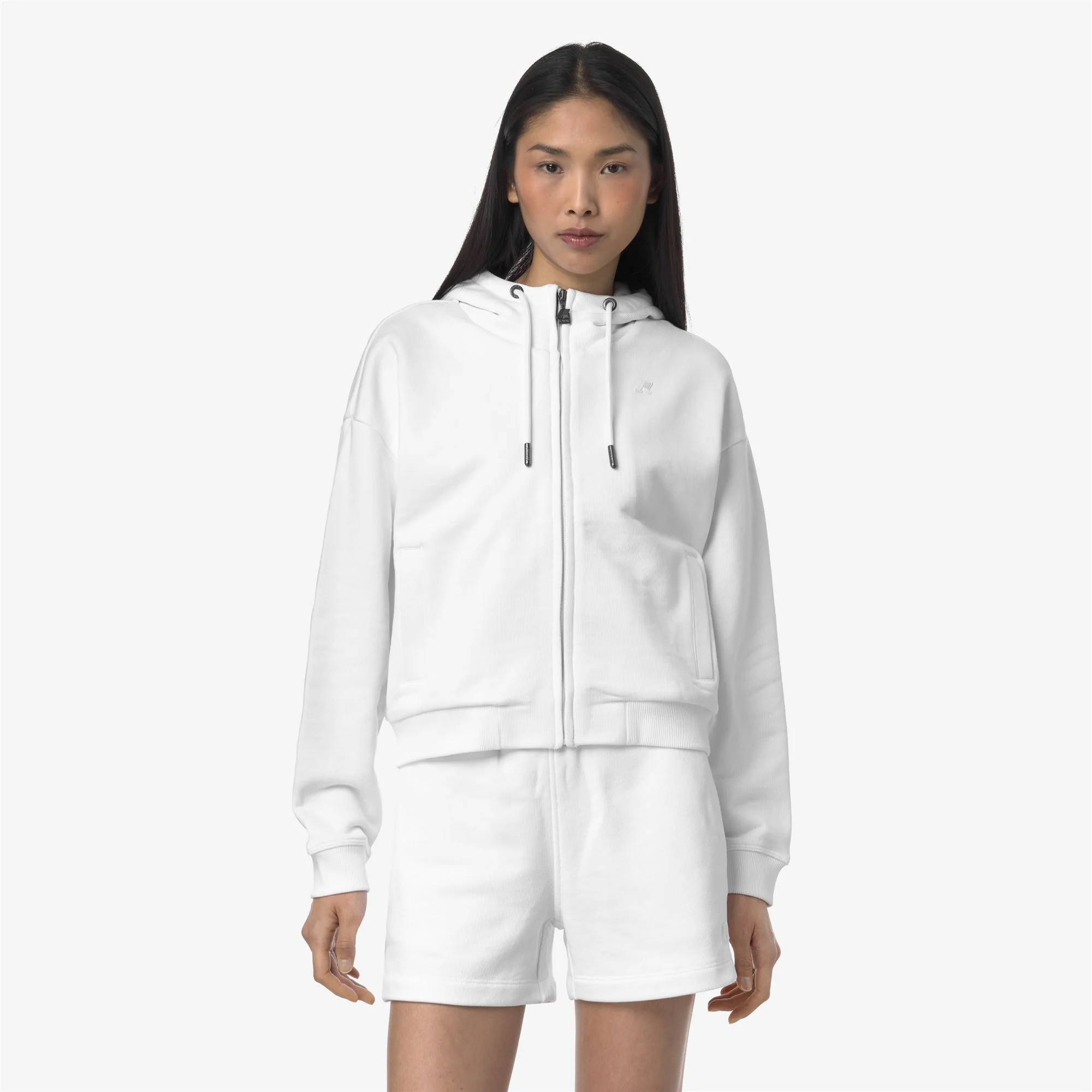 ARWEN FRENCH TERRY - Fleece - Jacket - Woman - WHITE - Image 5