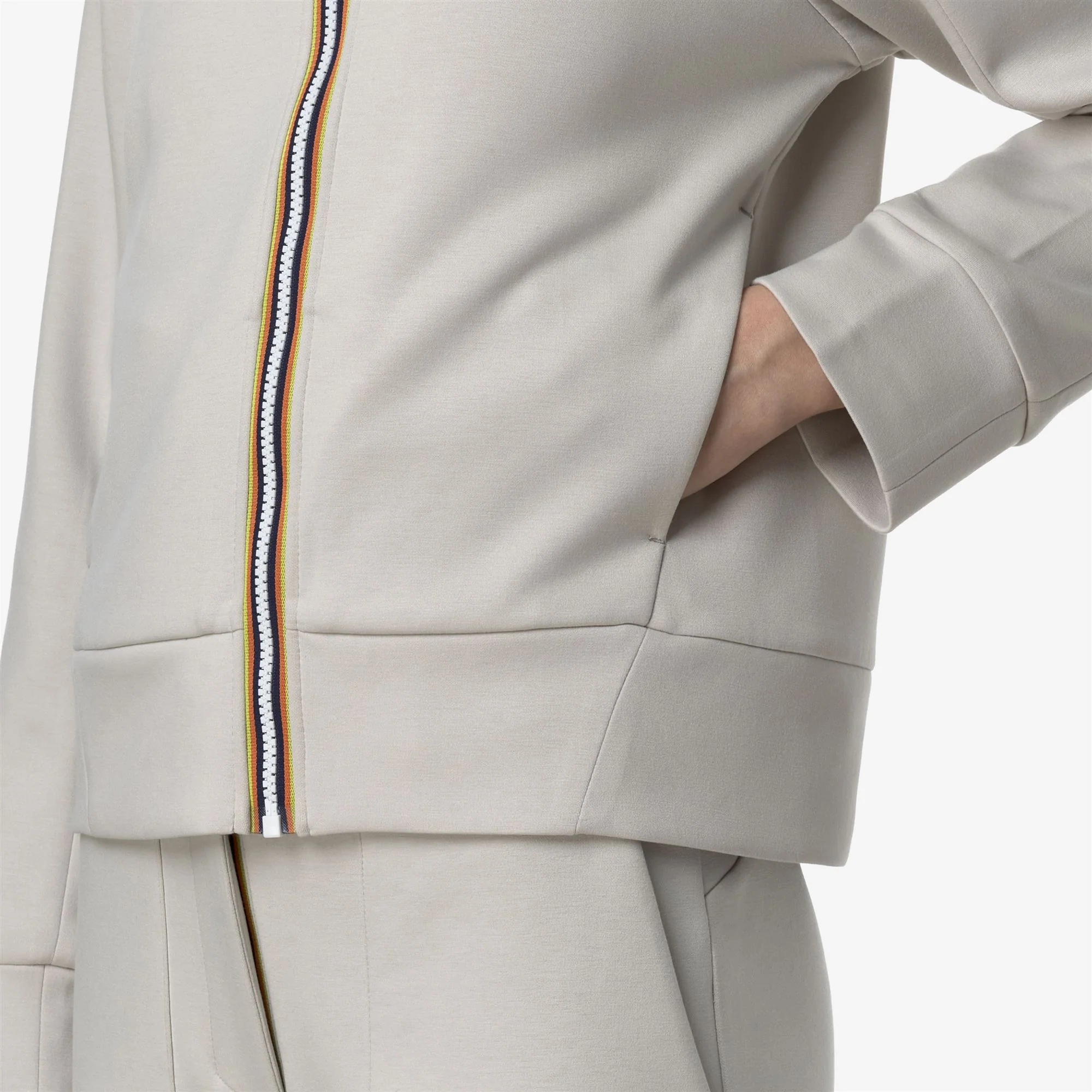 DIVINE LIGHT SPACER - Fleece - Jacket - Woman - BEIGE LT