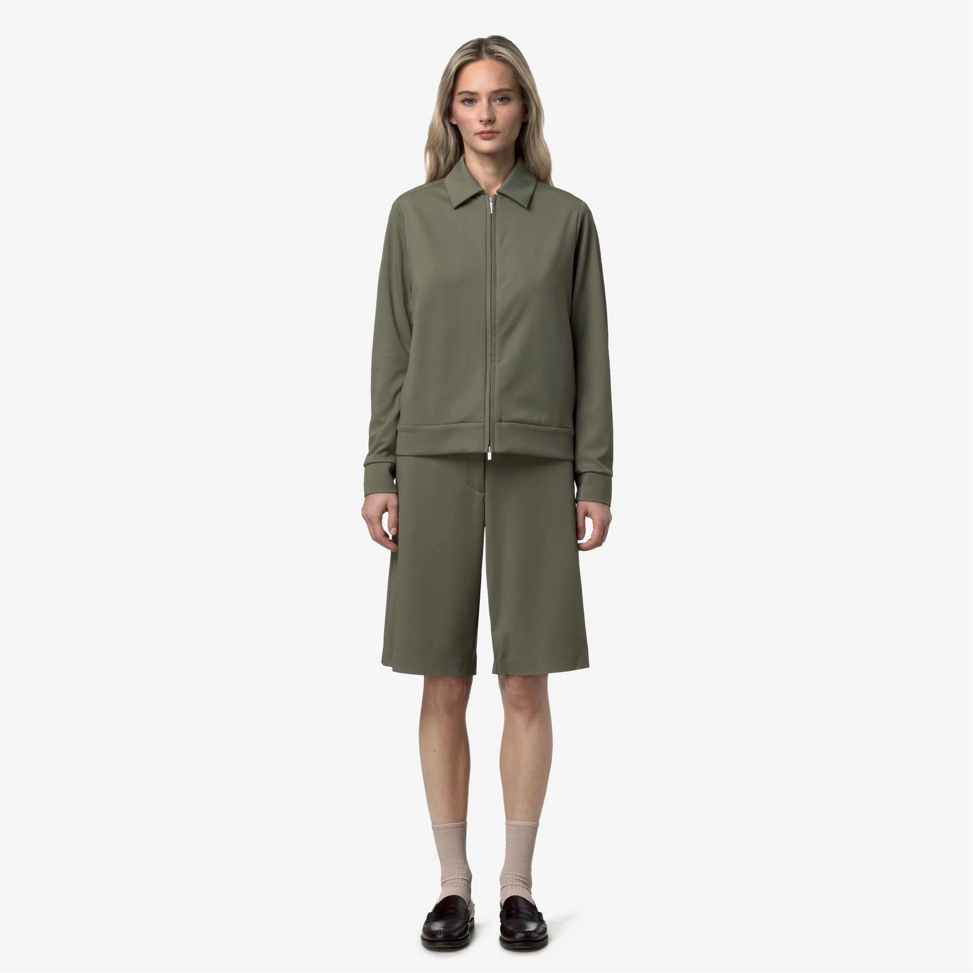 ISY SL SPACER - Fleece - Jacket - Woman - GREEN LICHEN - Image 4