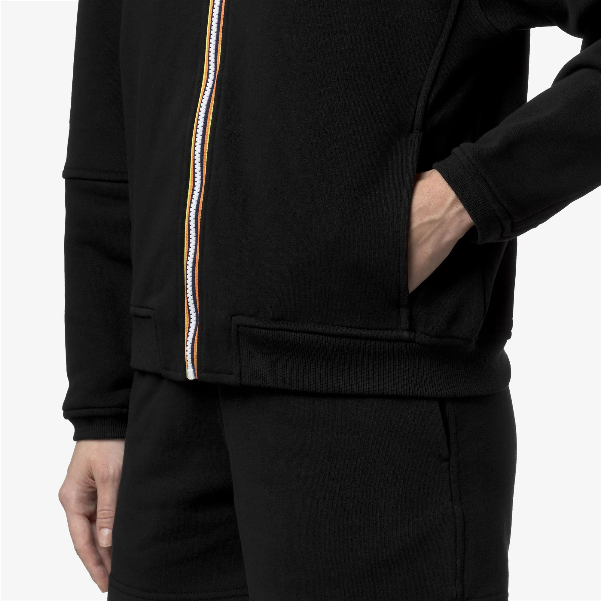 LARA POLY COTTON - Fleece - Jumper - Woman - BLACK PURE - Image 5