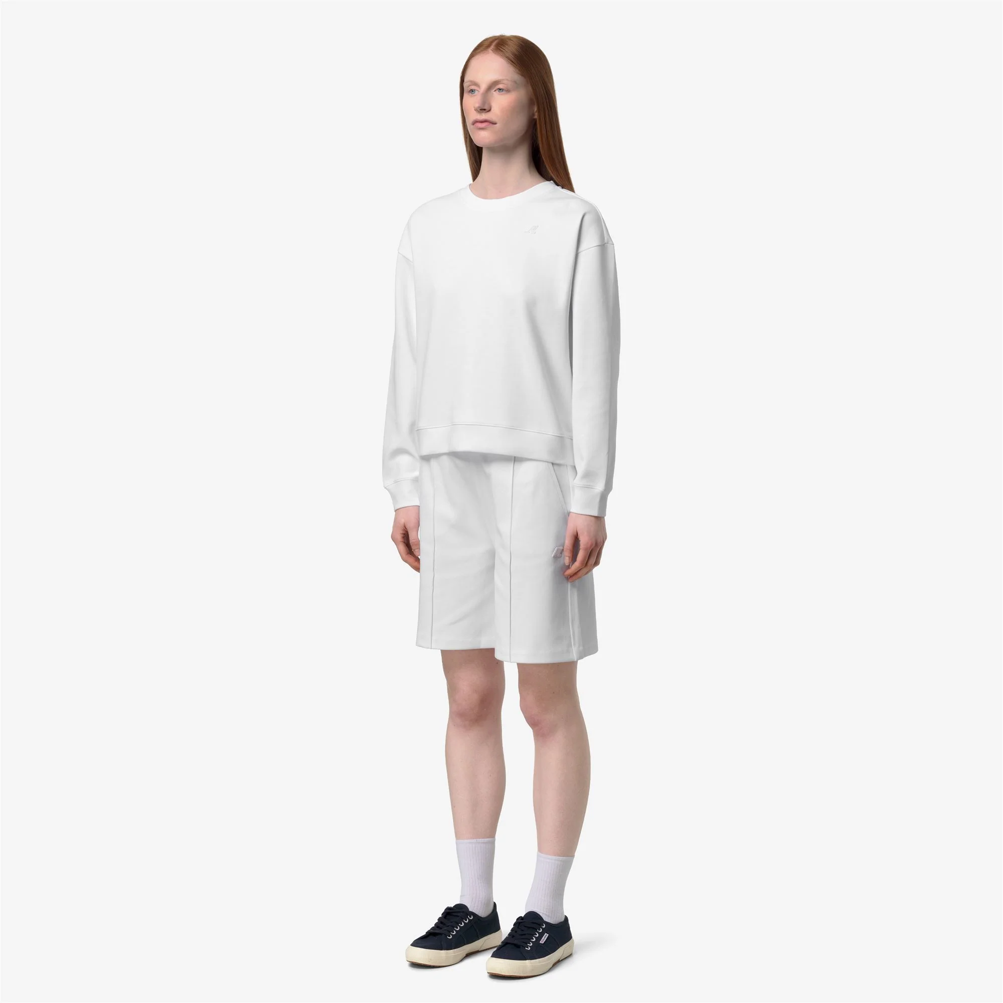 LOIZELLE INTERLOCK - Fleece - Pull Over - Woman - WHITE