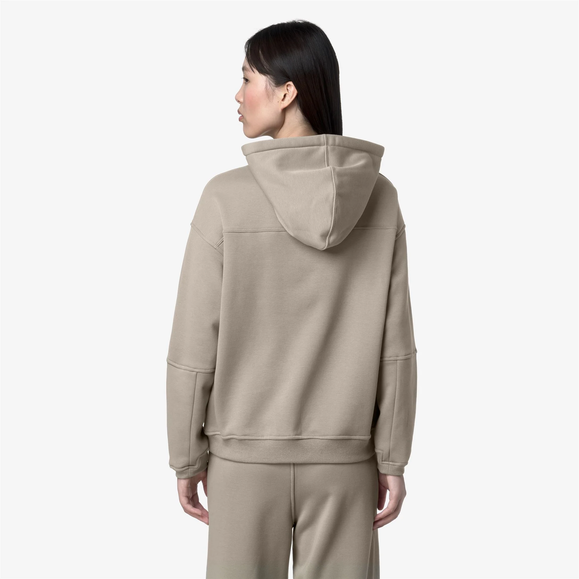 NINETTE BRUSHED PC - Fleece - Hoodie - Woman - GREEN OAK - Image 4