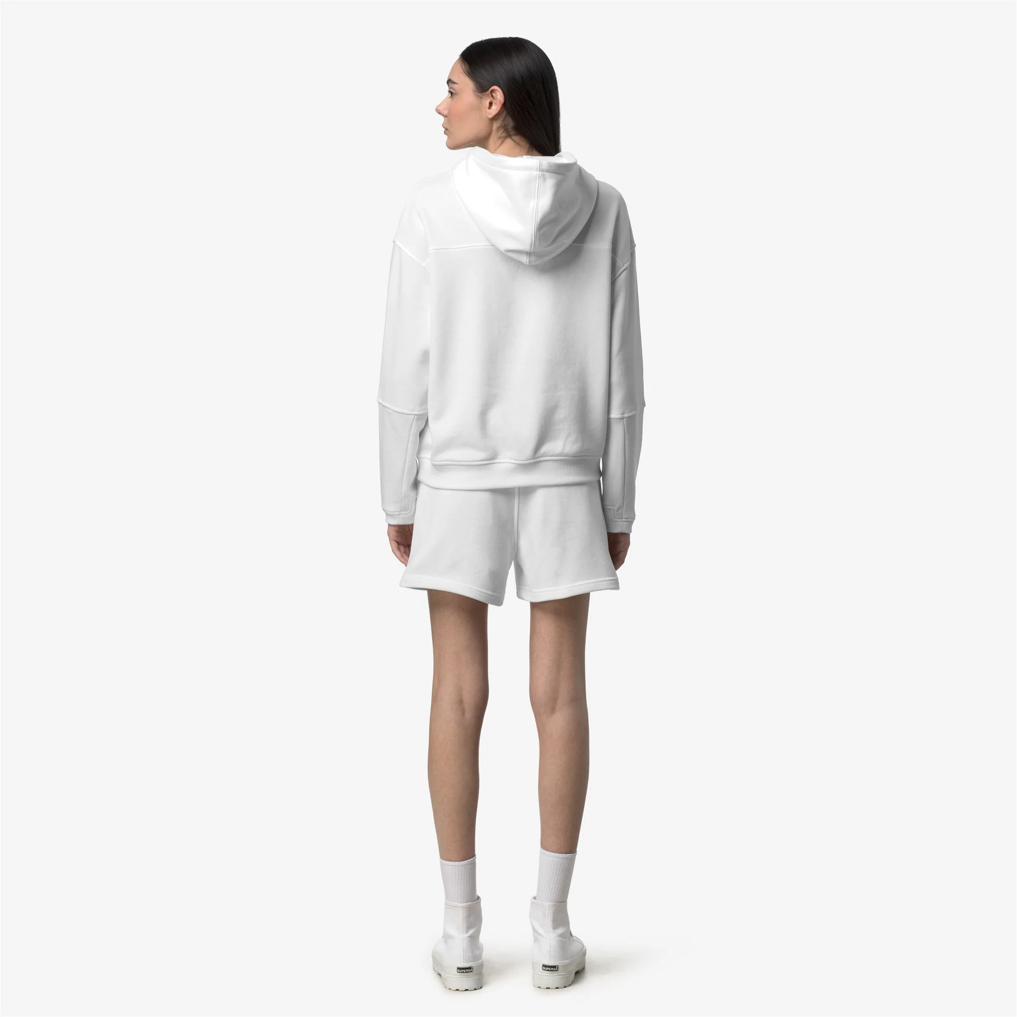 NINETTE POLY COTTON - Fleece - Jumper - Woman - WHITE - Image 4