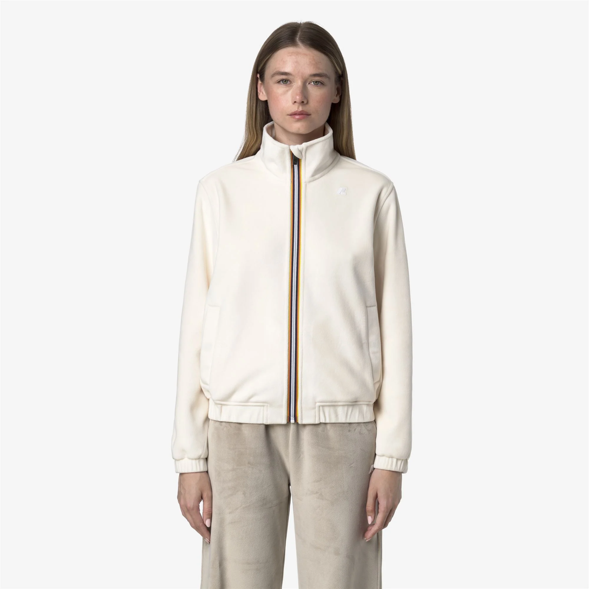 VIVIETTE VELOUR POLAR - Fleece - Jacket - Woman - WHITE G-WHITE G - Image 2