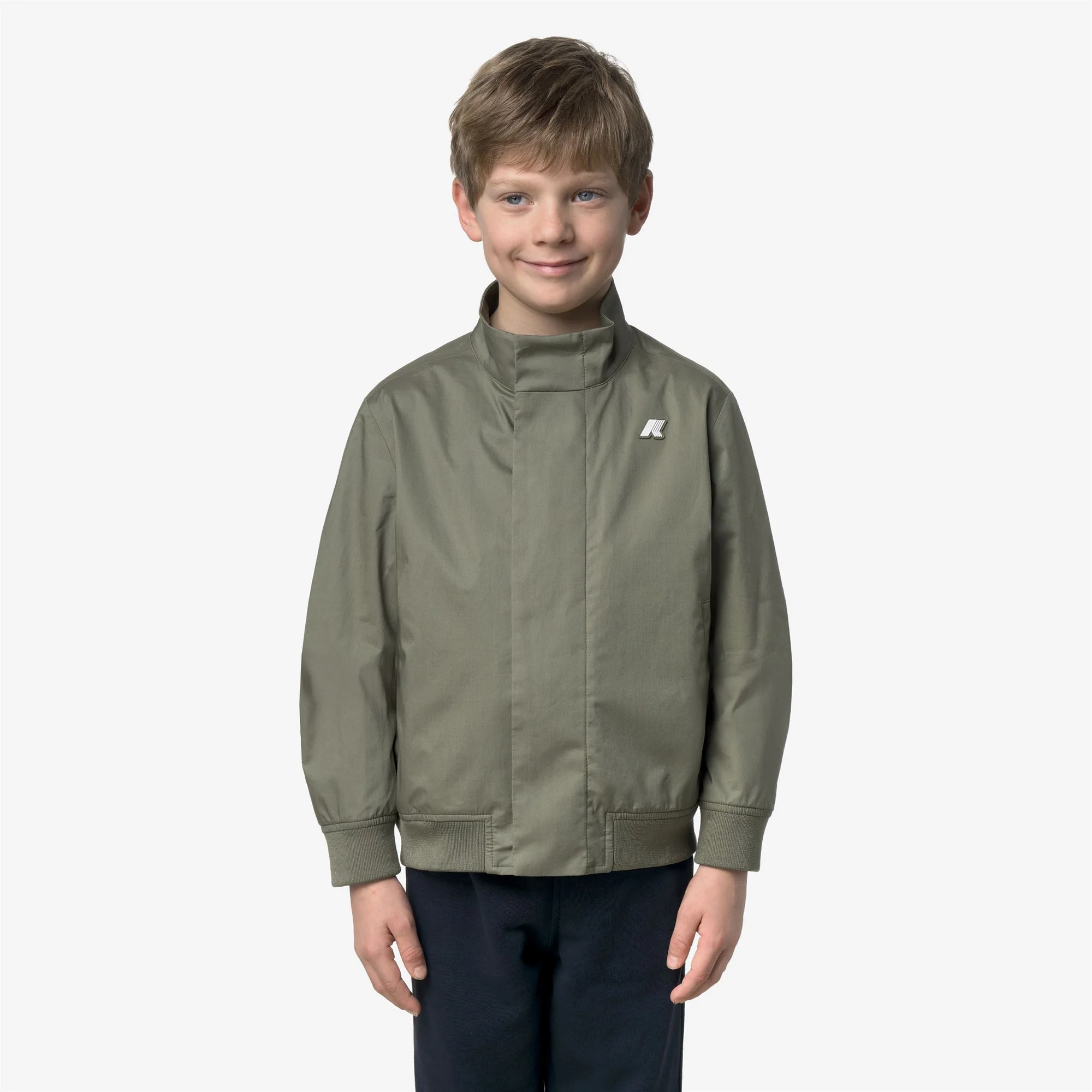 P. ARSENE COTTON 3LAYERS - Jackets - Short - Boy - GREEN LICHEN - Image 4