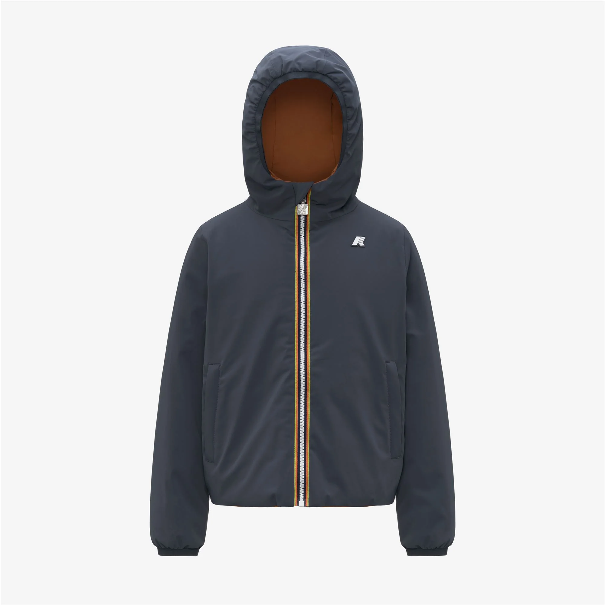 P. JACK ST WARM REVERSIBLE - Jackets - Short - Boy - BLUE AIRFORCE-ORANGE ADOBE - Image 6