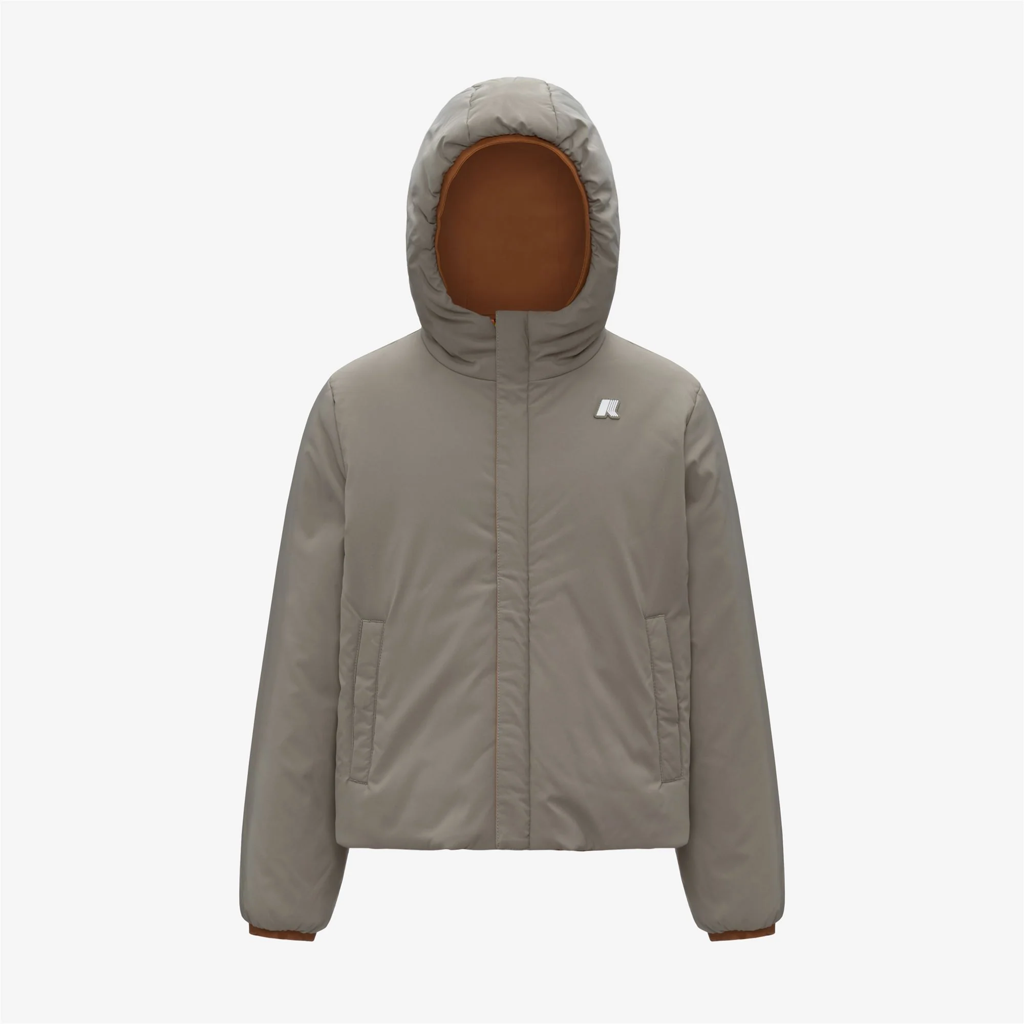 P. JACK ST WARM REVERSIBLE - Jackets - Short - Boy - ORANGE ADOBE-GREEN OAK