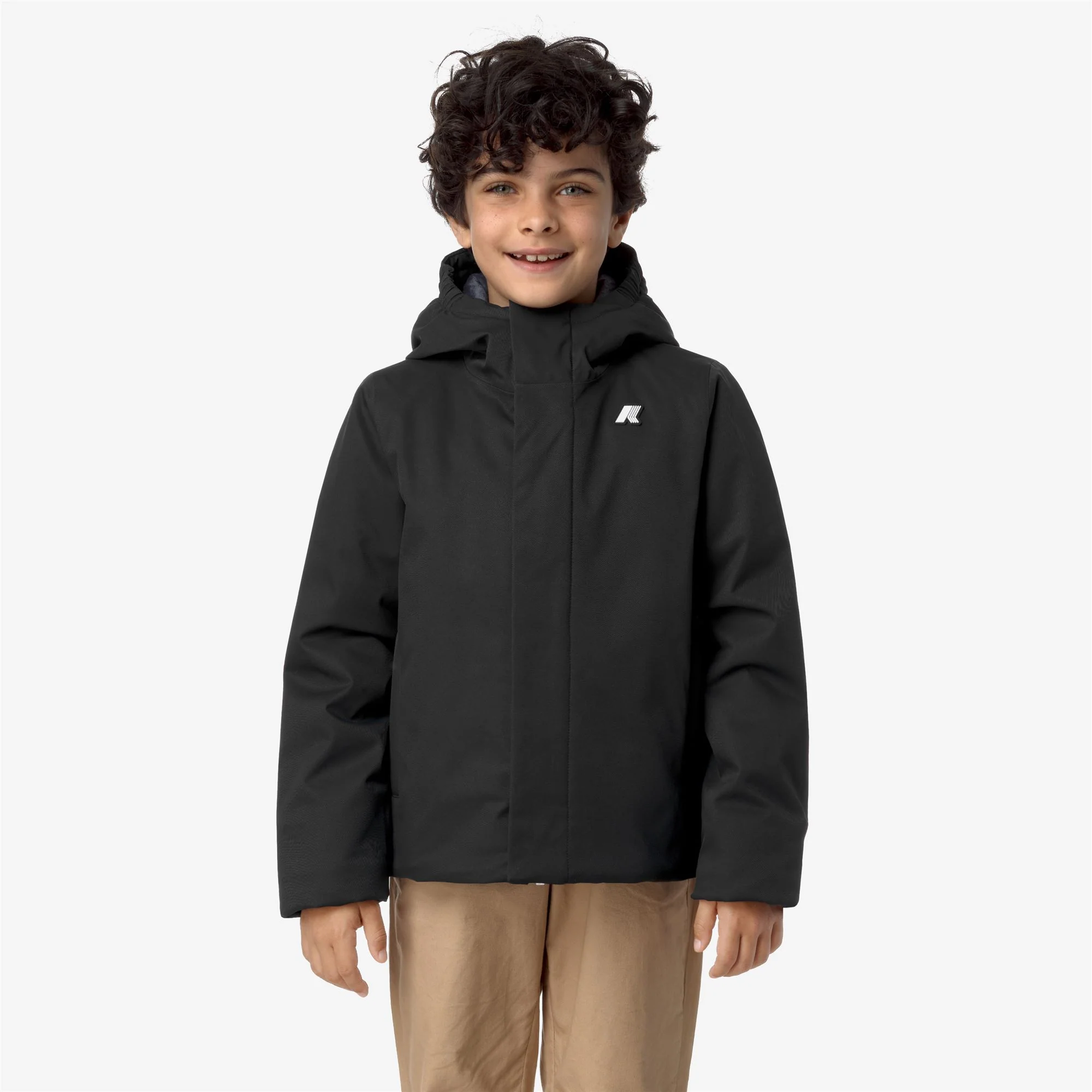 P. JACKO TWILL MARMOTTA - Jackets - Short - Boy - BLACK P-BLUE A - Image 2