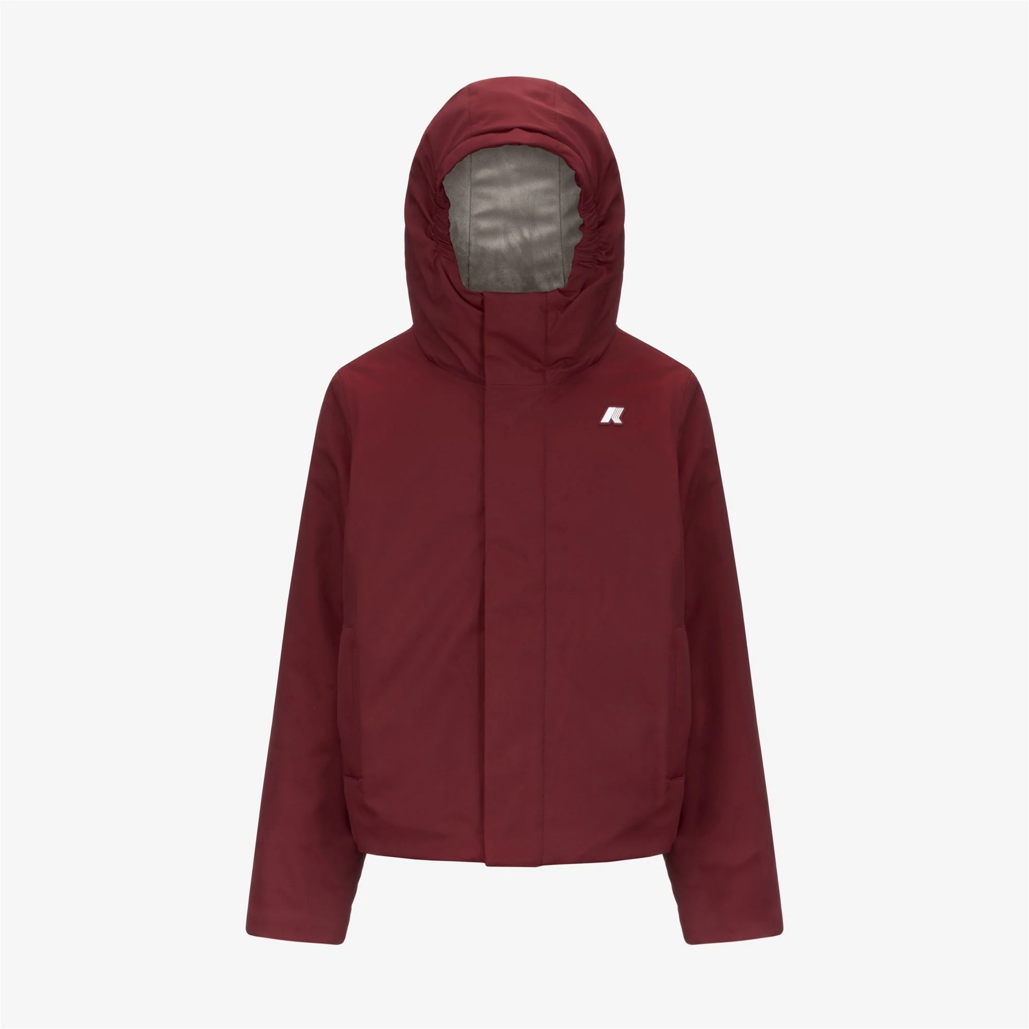 P. JACKO TWILL MARMOTTA - Jackets - Short - Boy - RED SYRAH-GREY GOAT
