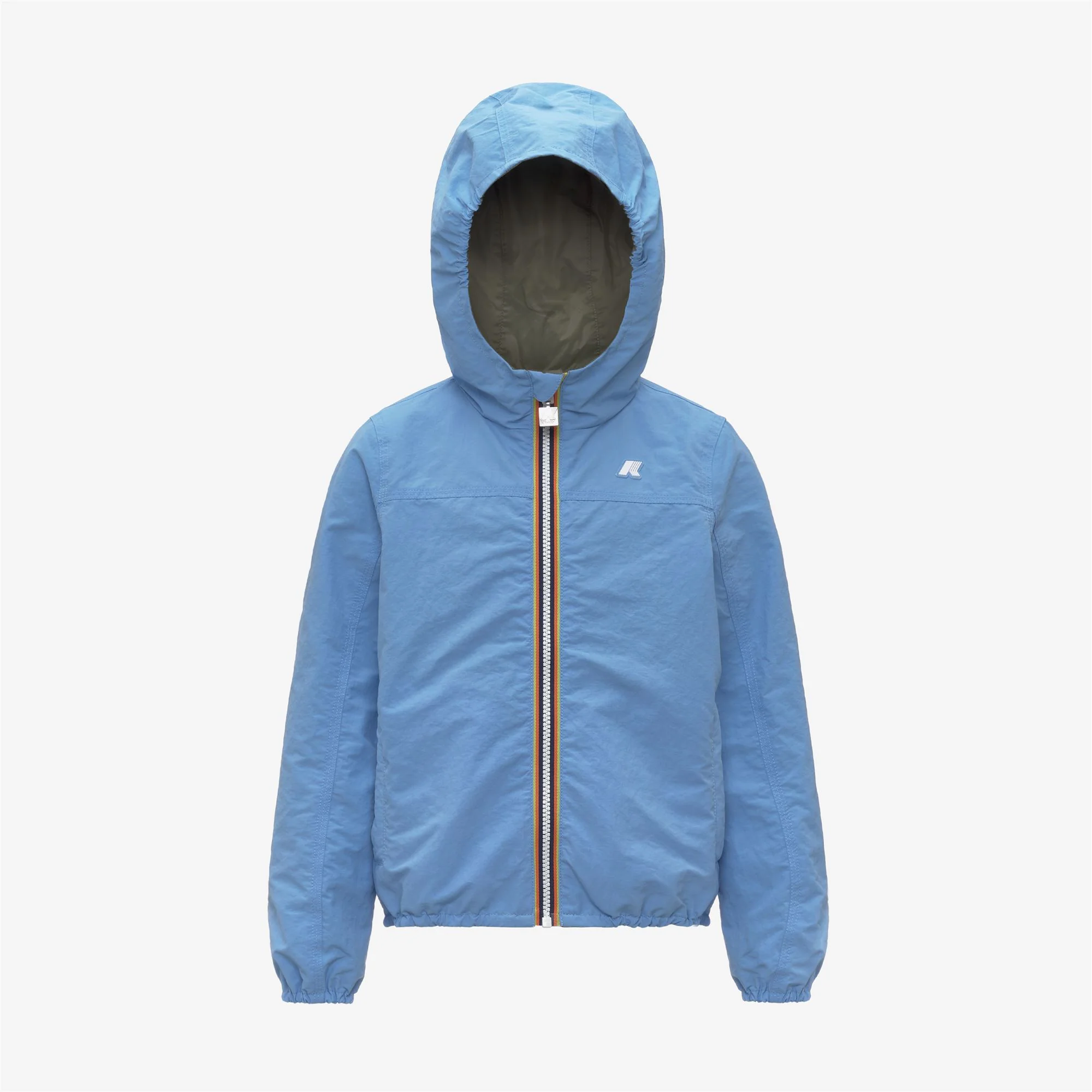 P. JAKE COTTON REVERSIBLE - Jackets - Short - Boy - BLUE CIELO-GREEN LICHEN - Image 5