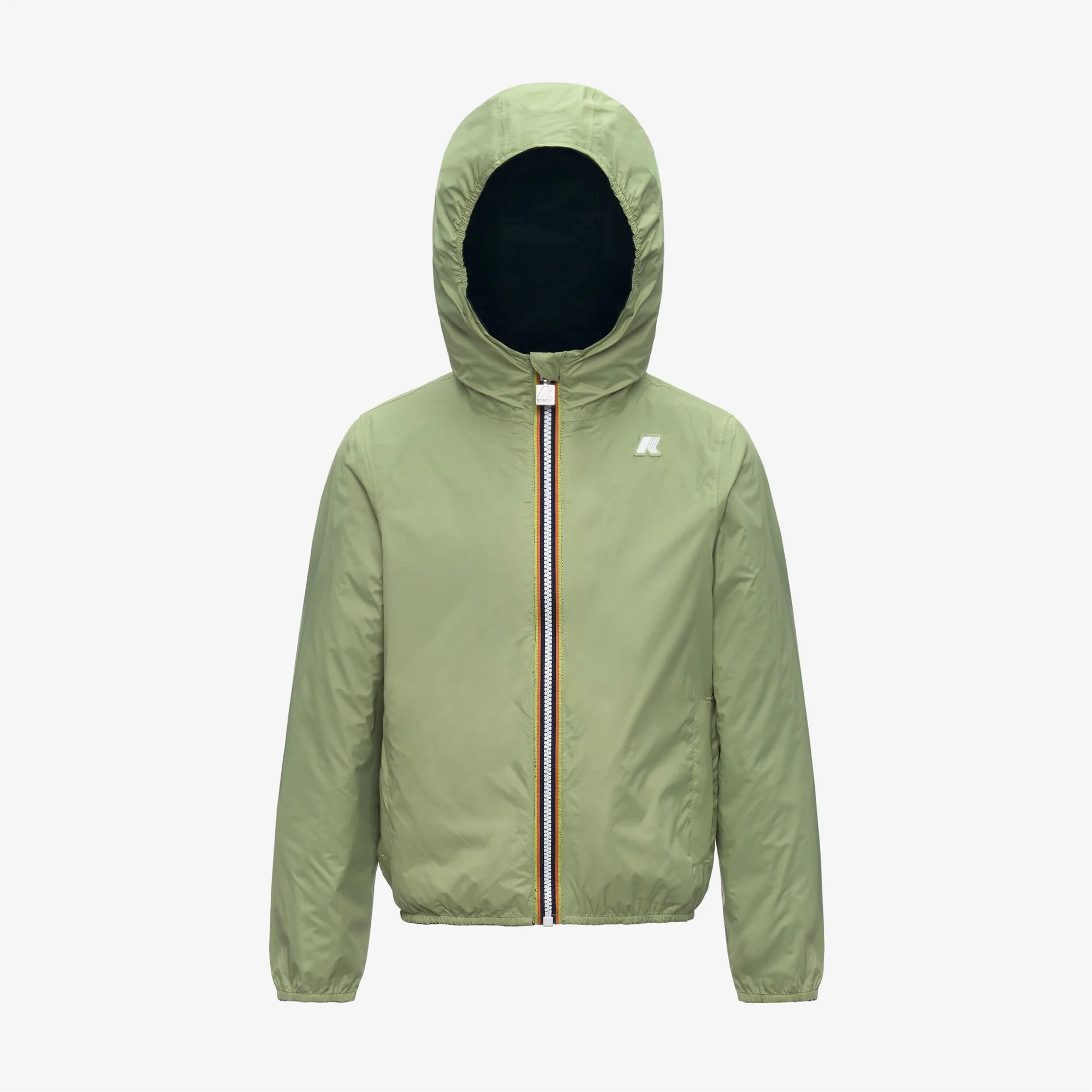 P. JAKE COTTON REVERSIBLE - Jackets - Short - Boy - BLUE DEPTH-GREEN DK LIME - Image 2