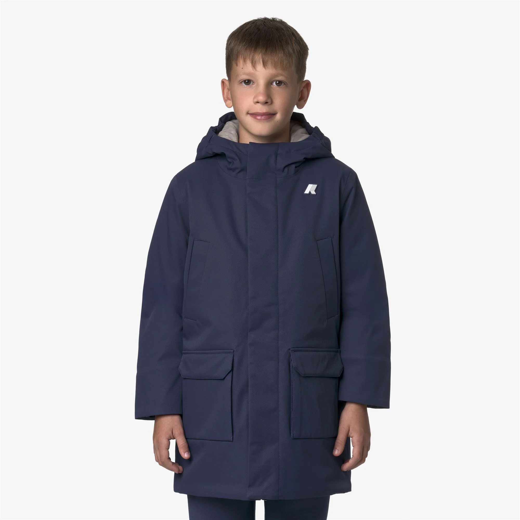 P. JARKO TWILL MARMOTTA - Jackets - Mid - Boy - BLUE DEEP COBALT-GREY GOAT - Image 4