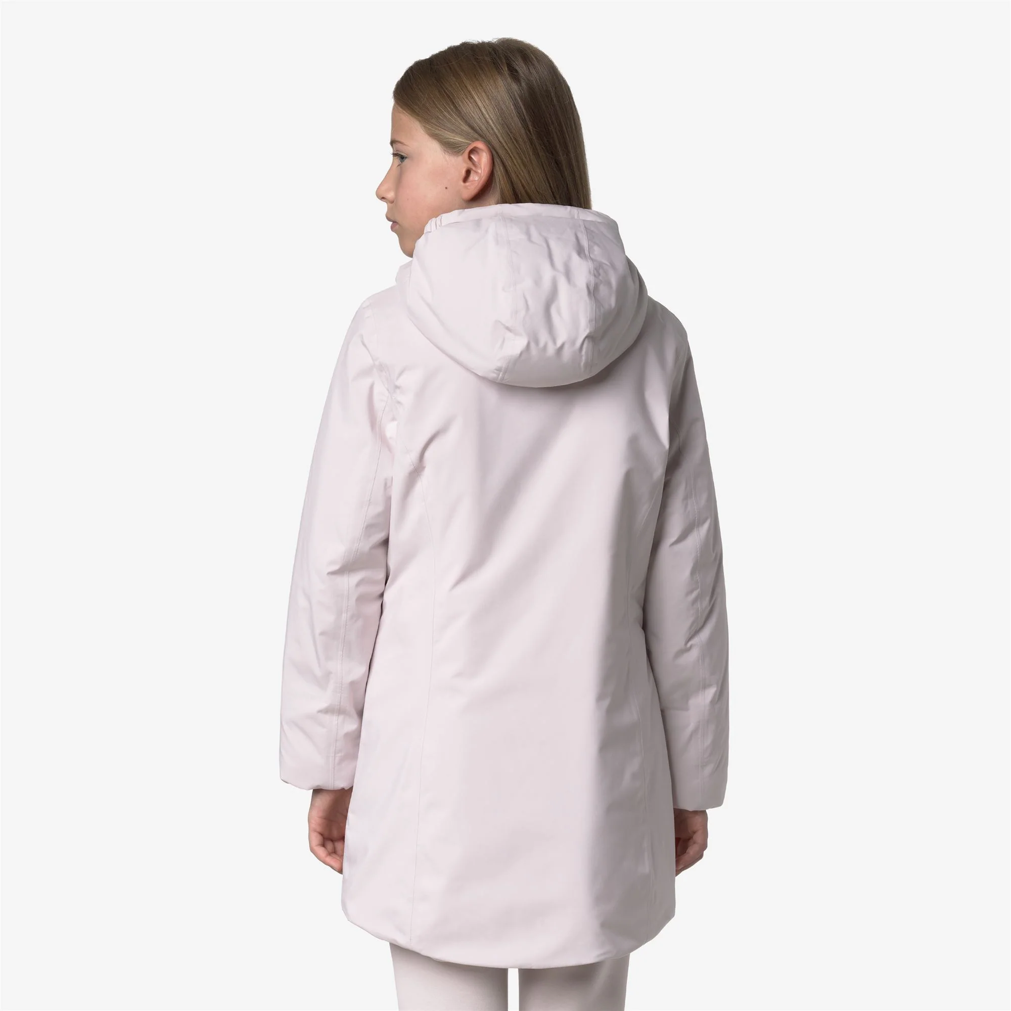 P. DENISE SOFT TOUCH MARMOTTA - Jackets - Mid - Girl - ROSE HUSHED-GREY GOAT - Image 3