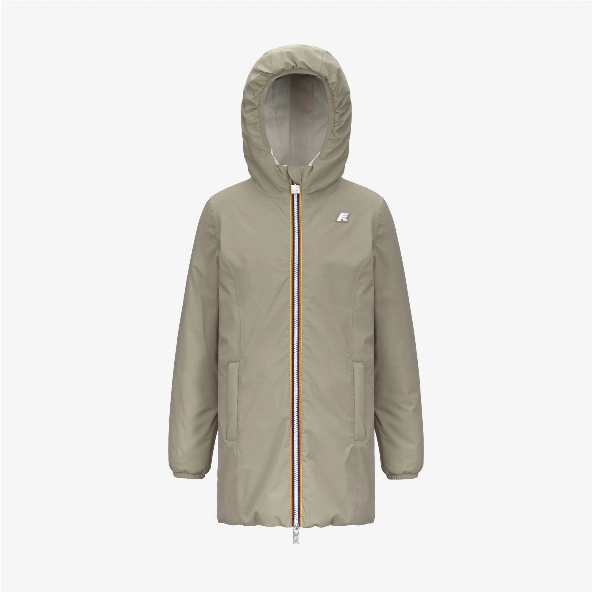 P. DENISE ST WARM REVERSIBLE - Jackets - Mid - Girl - GREEN OAK-WHITE GARDENIA - Image 2
