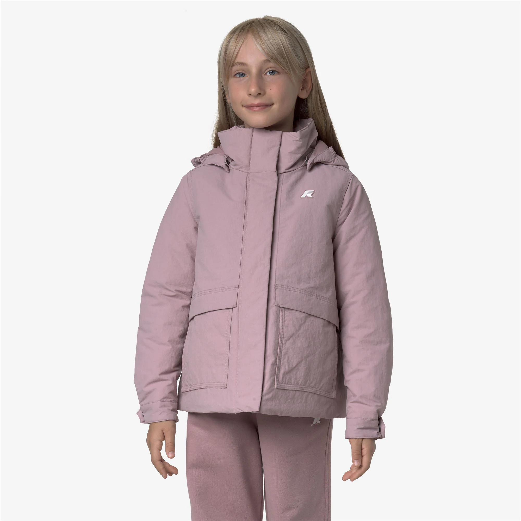 P. KALI WARM COTTON NYLON - Jackets - Short - Girl - ROSE PINKISH - Image 6