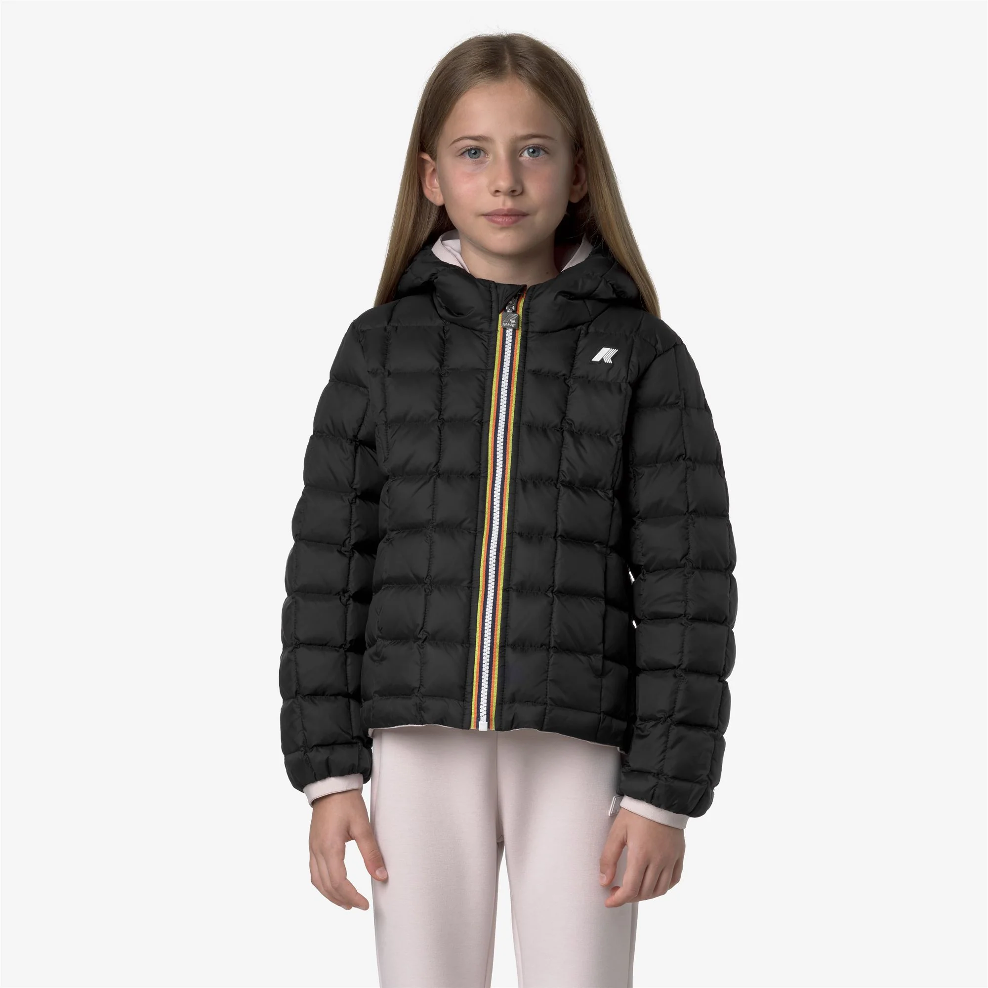 P. LILY ST THERMO REVERSIBLE - Jackets - Short - Girl - ROSE HUSHED-BLACK PURE