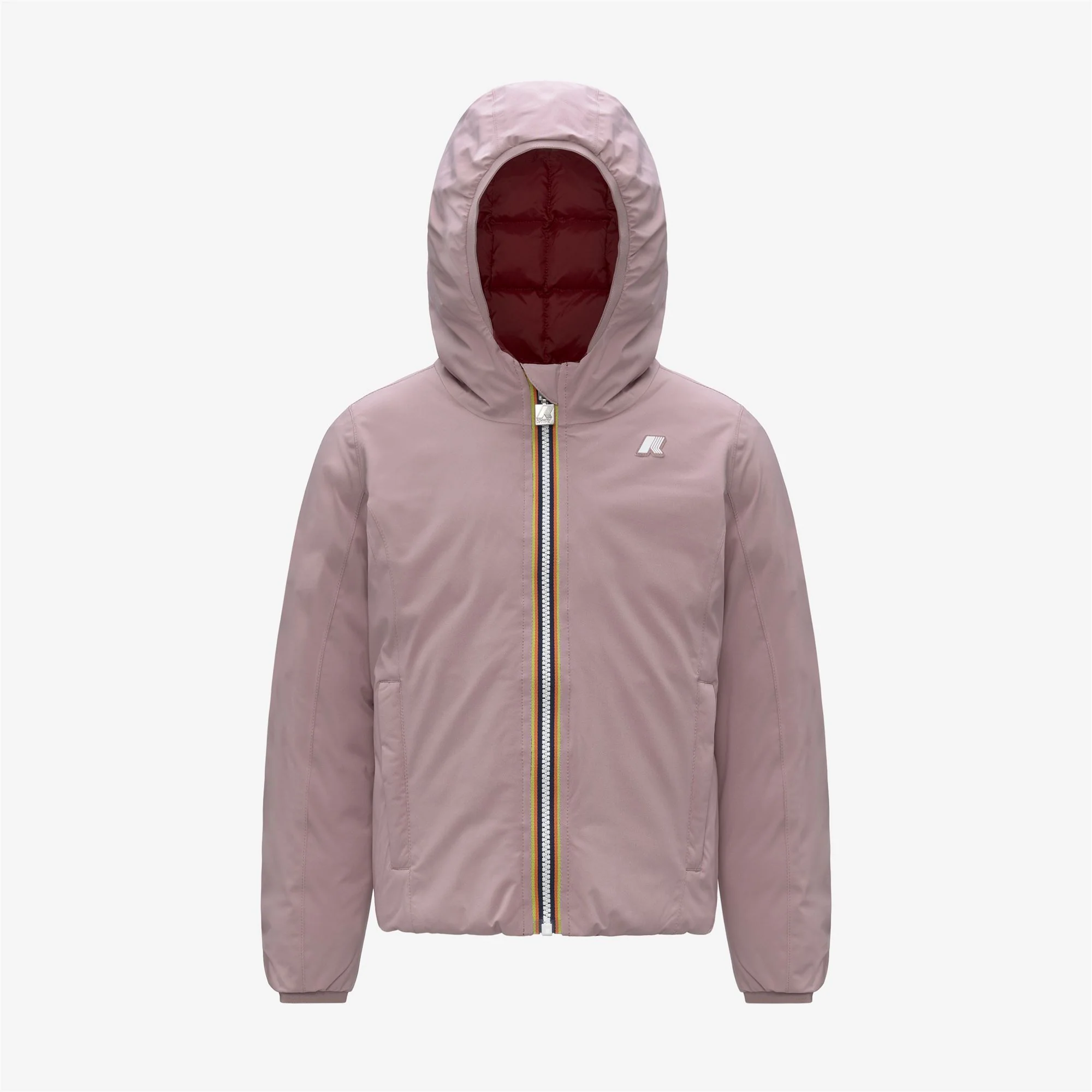 P. LILY ST THERMO REVERSIBLE - Jackets - Short - Girl - ROSE PINKISH-RED SYRAH