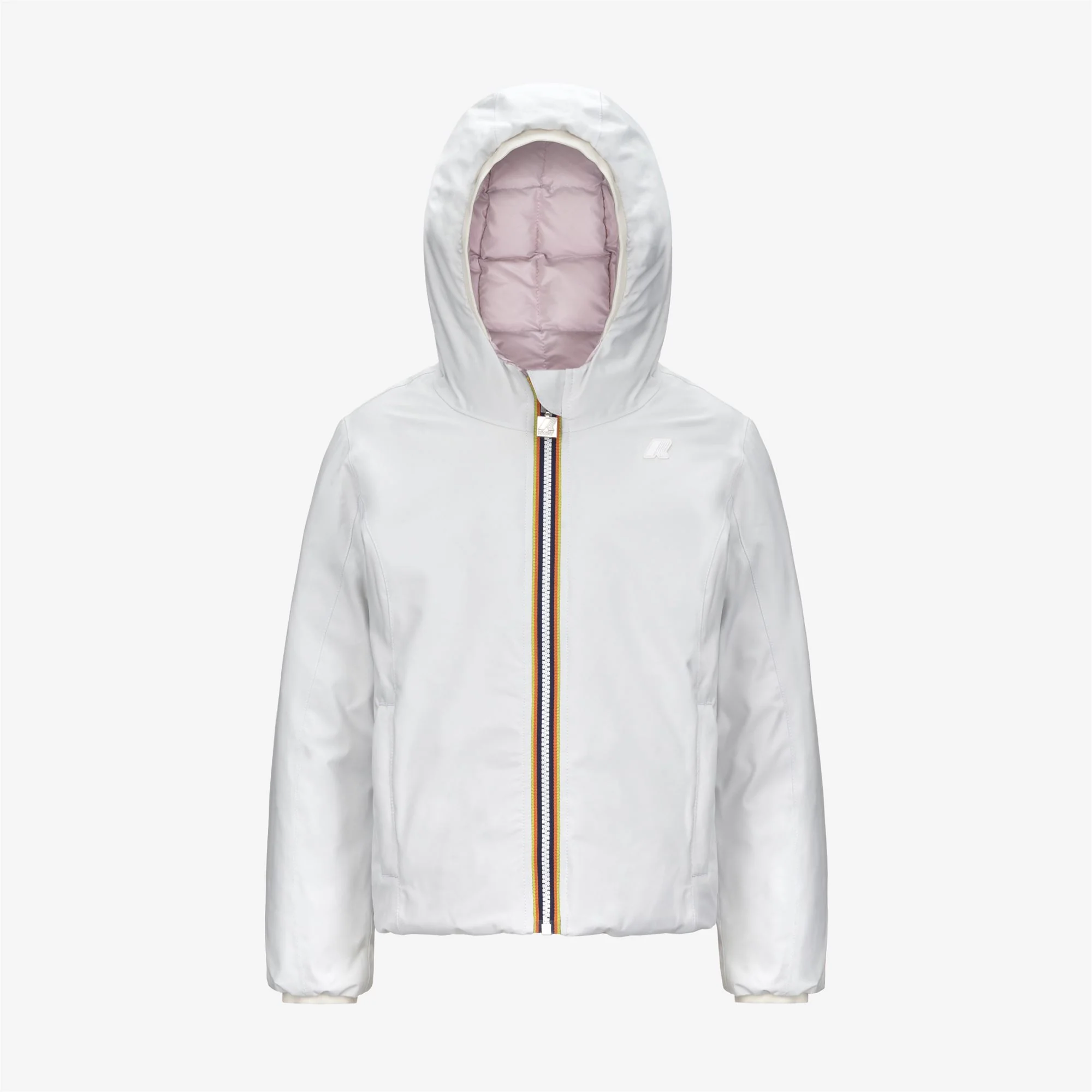 P. LILY ST THERMO REVERSIBLE - Jackets - Short - Girl - WHITE GARDENIA-ROSE HUSHED