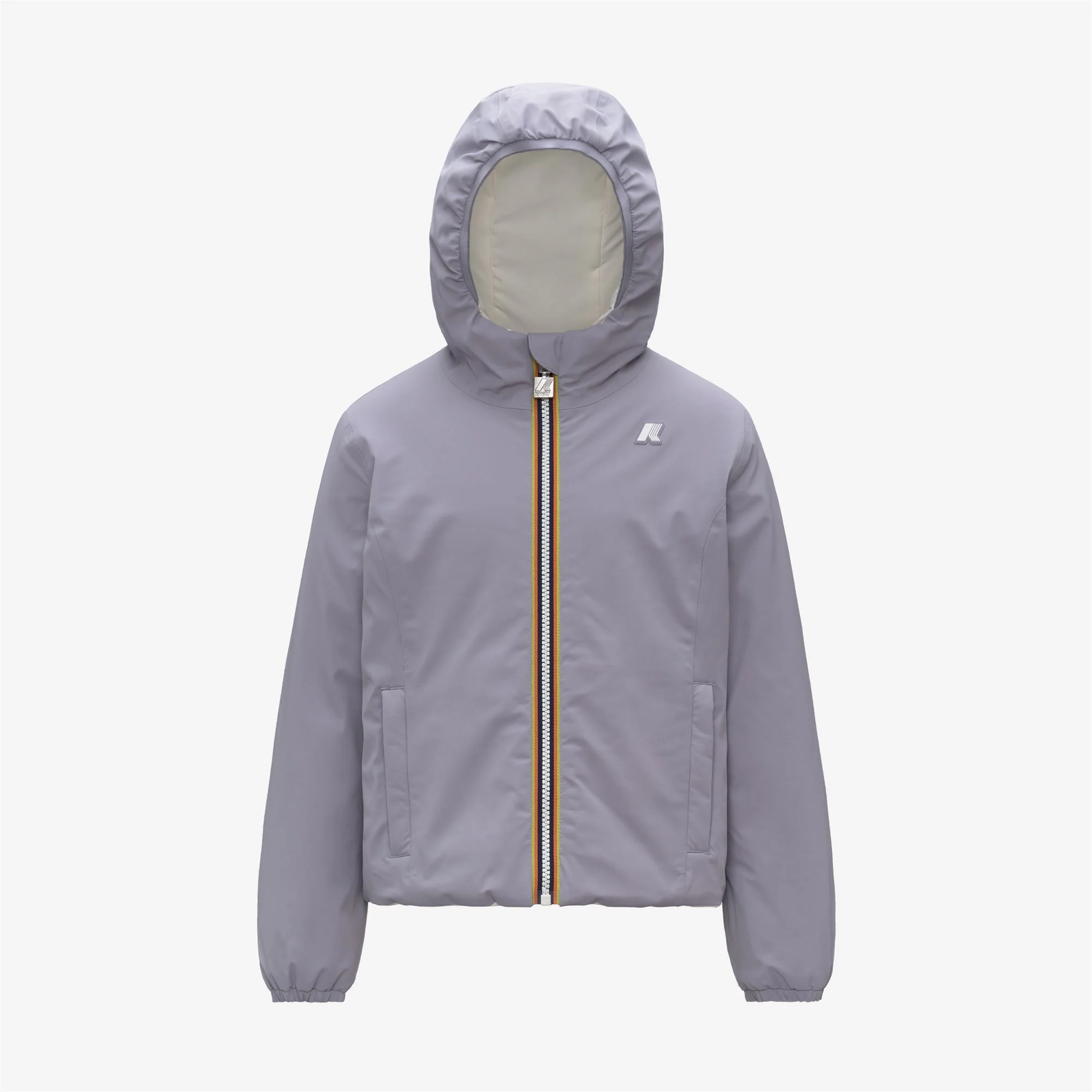 P. LILY ST WARM REVERSIBLE - Jackets - Short - Girl - VIOLET LAVENDER-WHITE GARDENIA