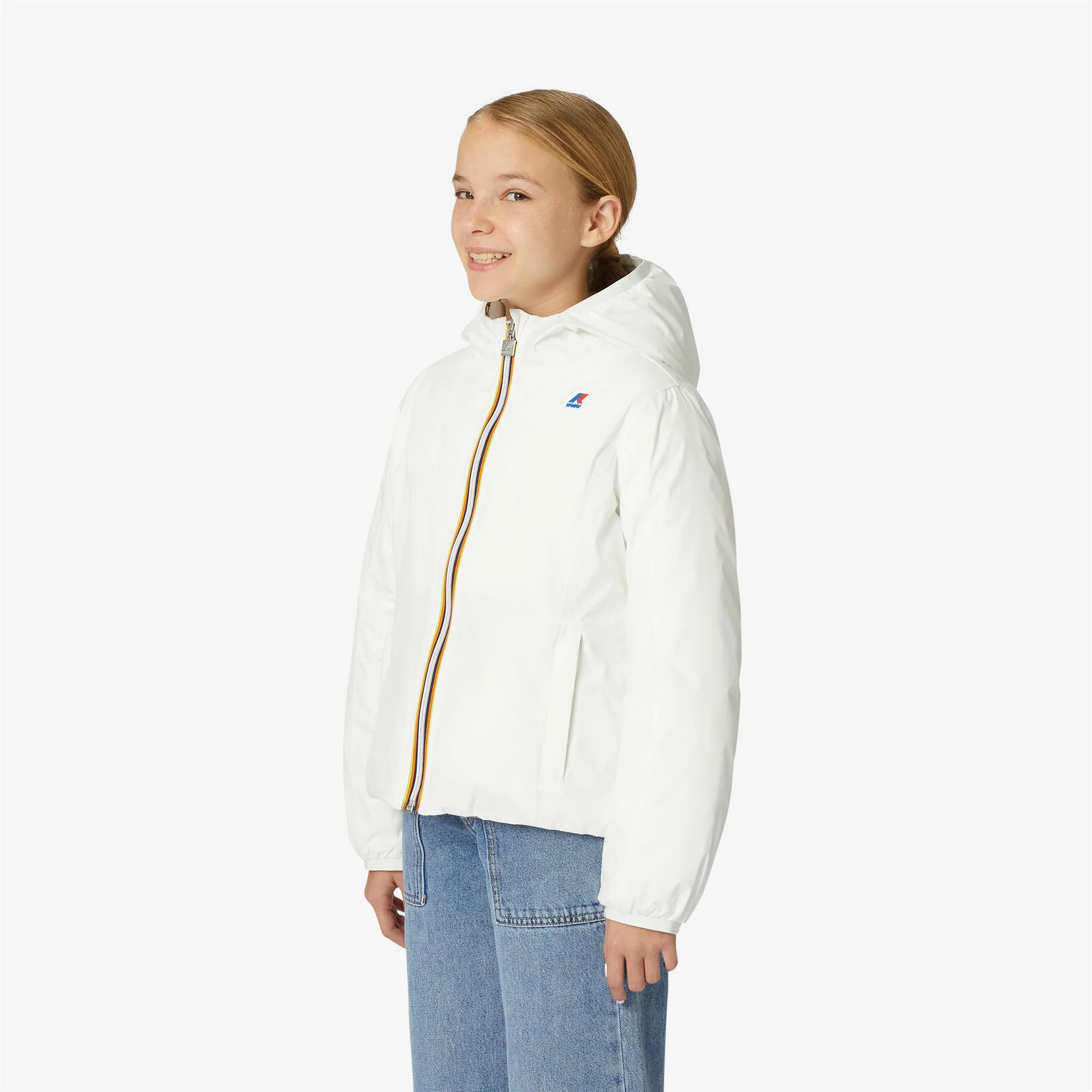 P. LILY THERMO PLUS.2 REVERSIBLE - Jackets - Short - Girl - WHITE MILK-BEIGE TAUPE - Image 5