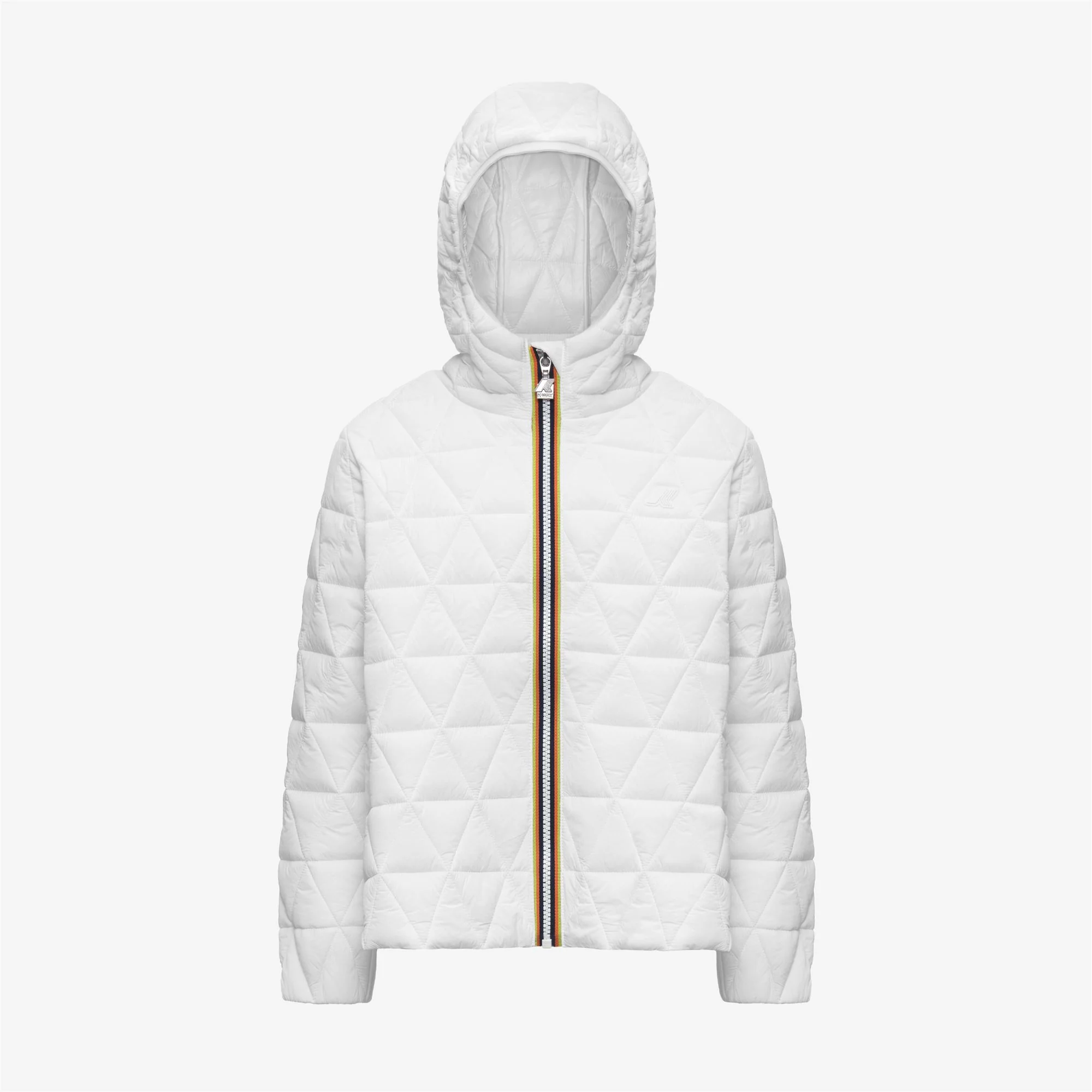 P. MADLAINE DIAMOND QUILTED WARM - Jackets - Short - Girl - WHITE