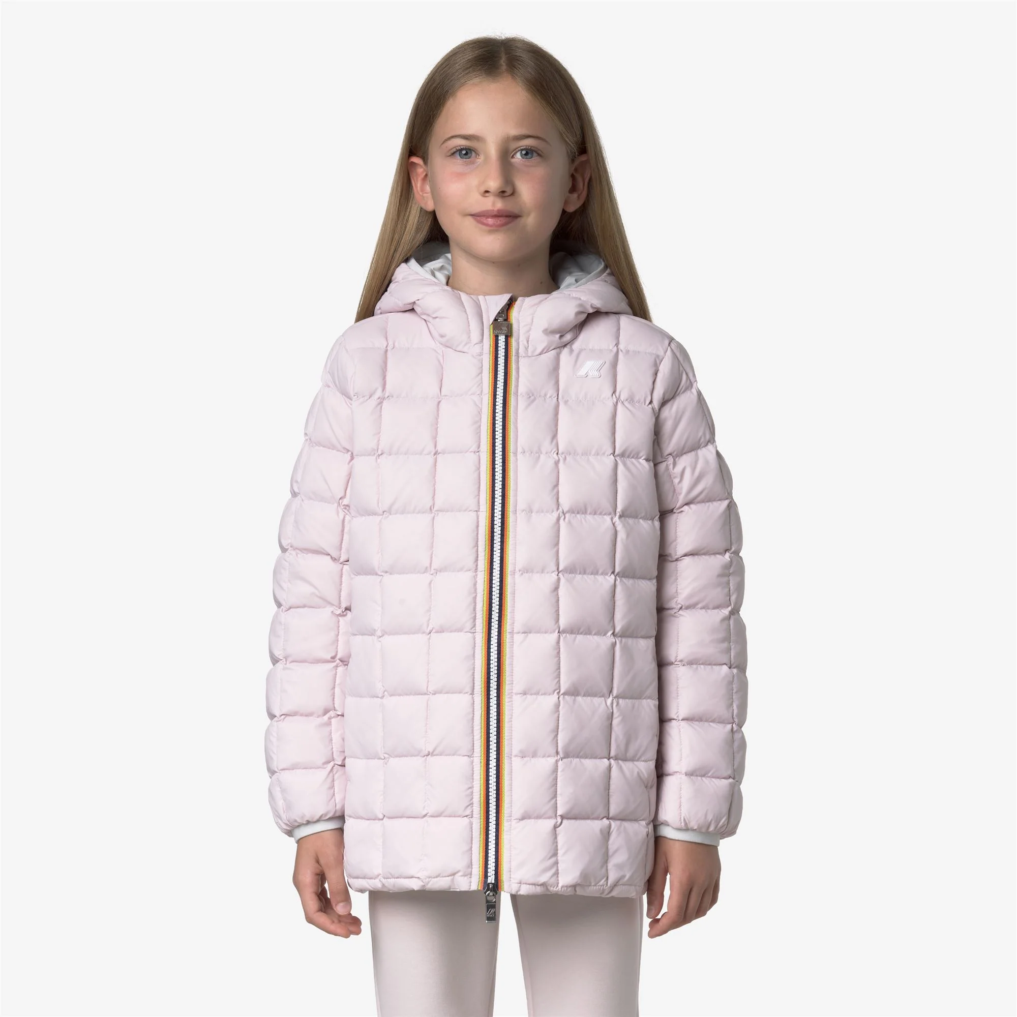 P. SOPHIE ST THERMO REVERSIBLE - Jackets - Mid - Girl - WHITE GARDENIA-ROSE HUSHED - Image 2