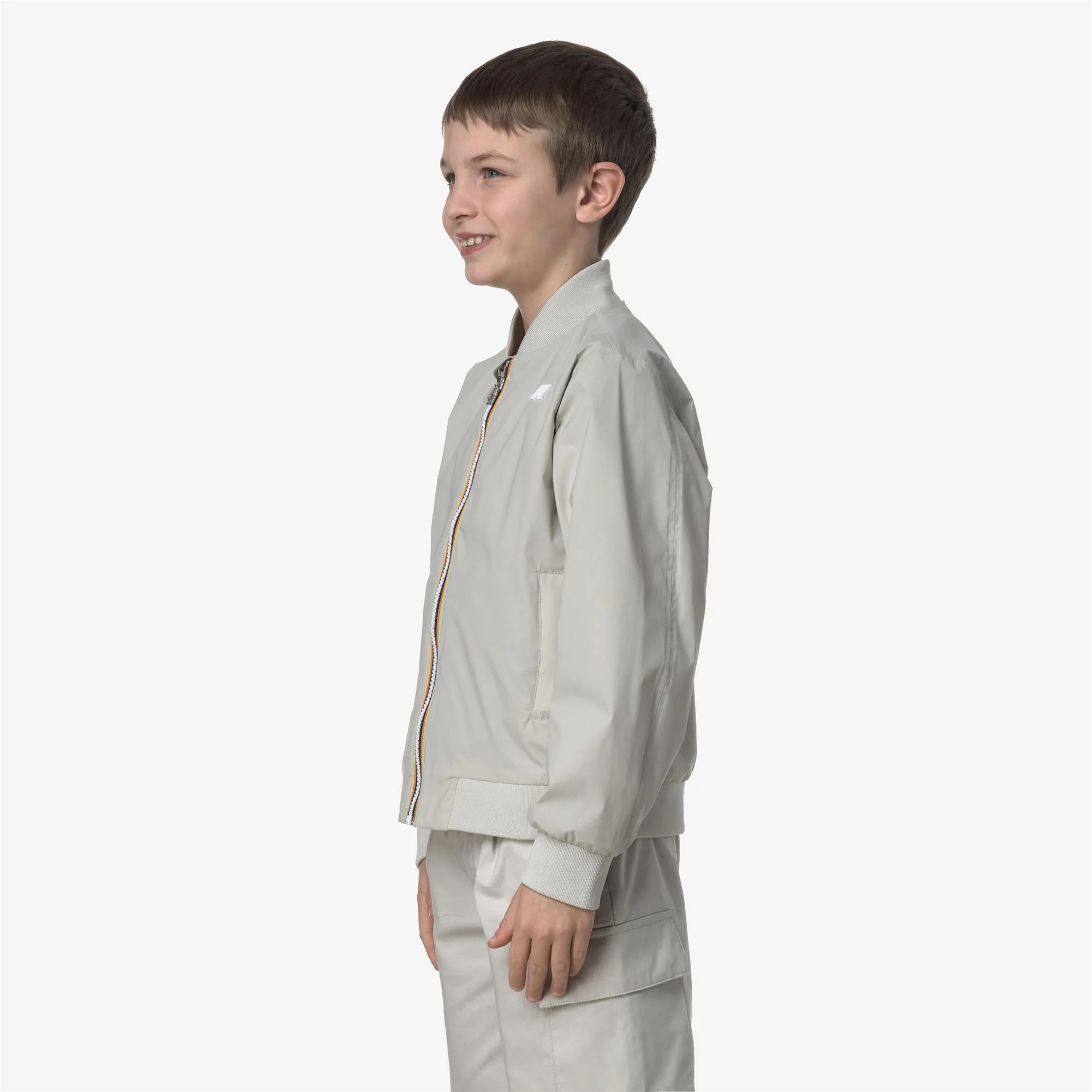 P. AORELIAN STRETCH NYLON JERSEY - Jackets - Mid - Kid unisex - BEIGE LT - Image 2