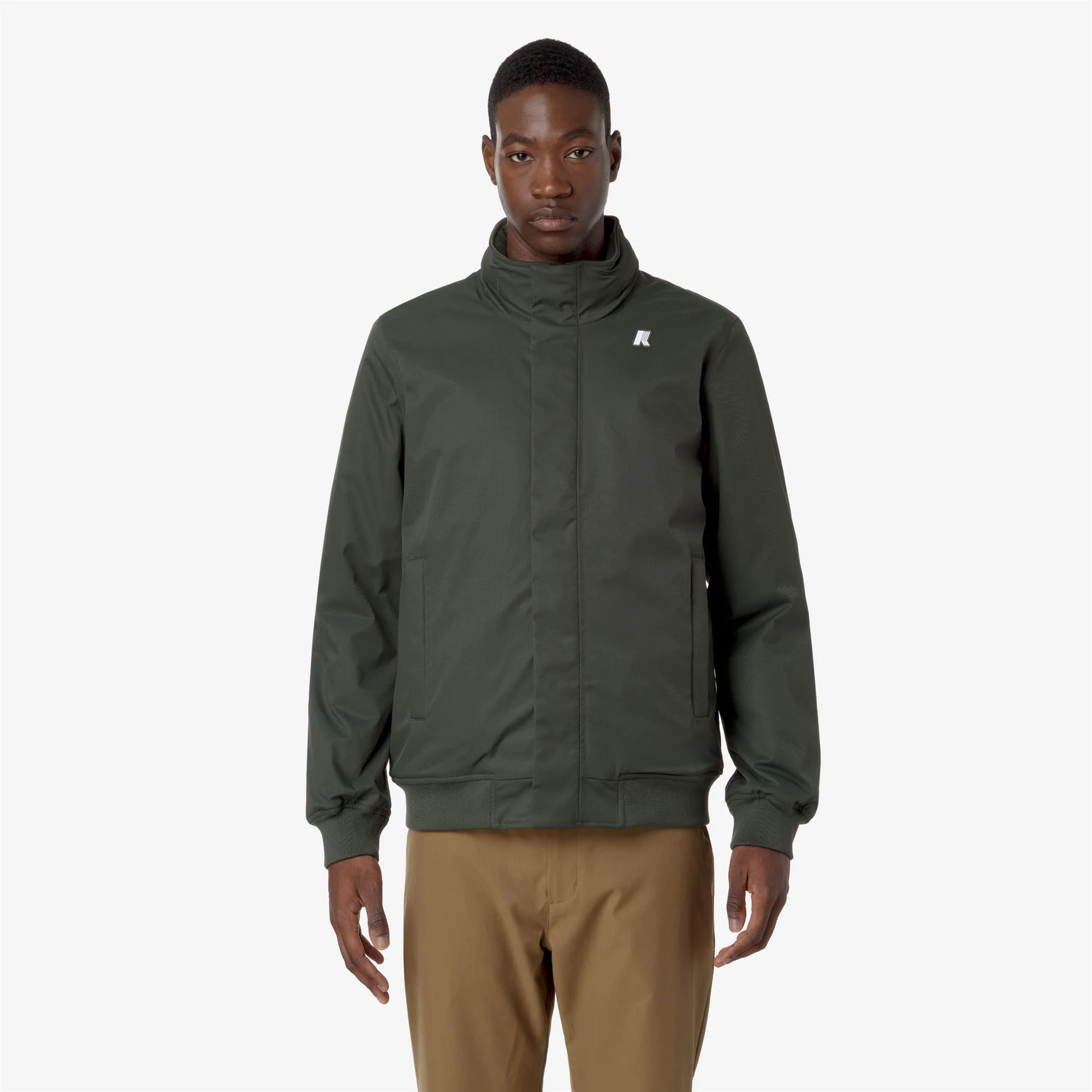 AMAURY TWILL MARMOTTA - Jackets - Short - Man - GREEN B-BLUE A - Image 4